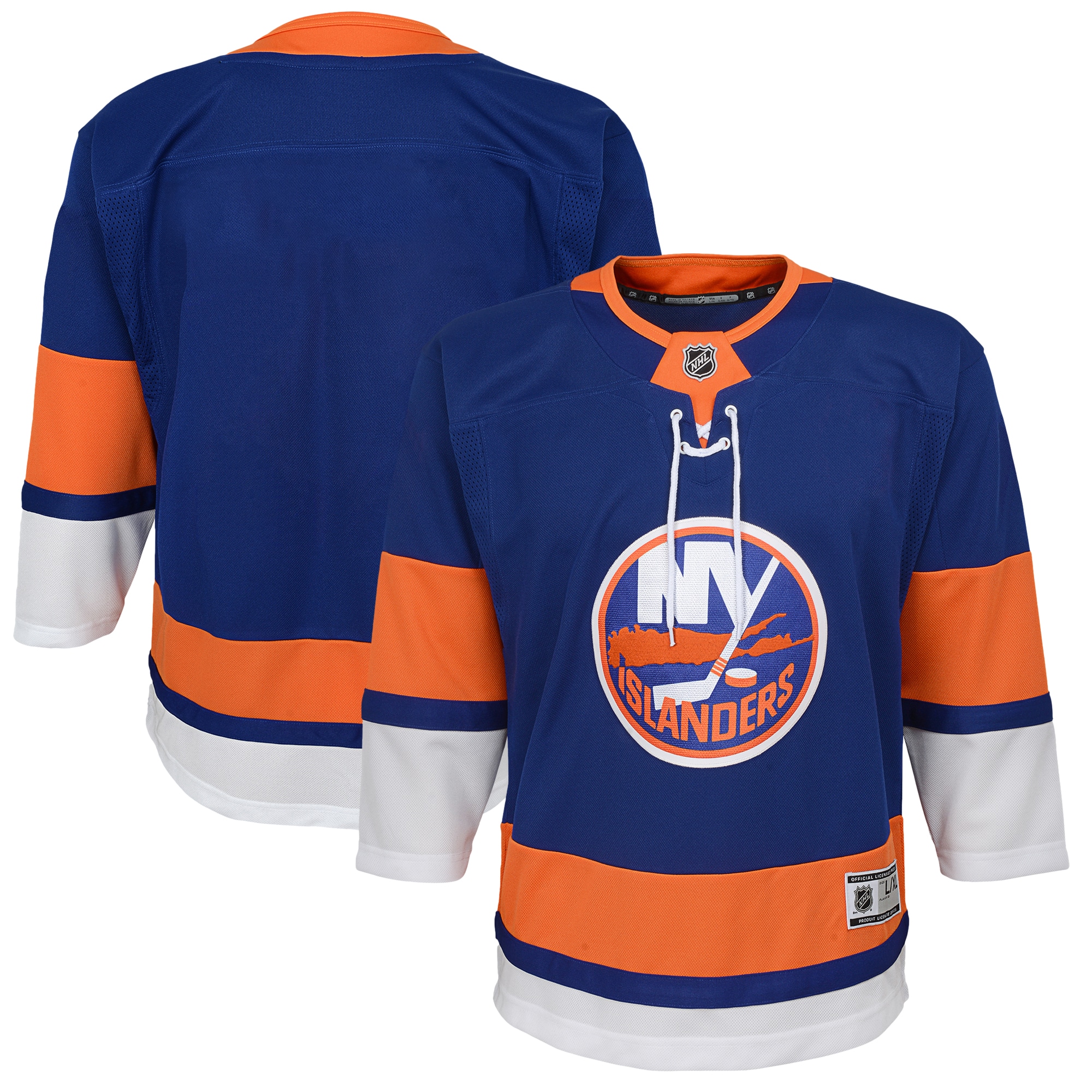 Youth New York Islanders Royal Home Premier Jersey - JS706 