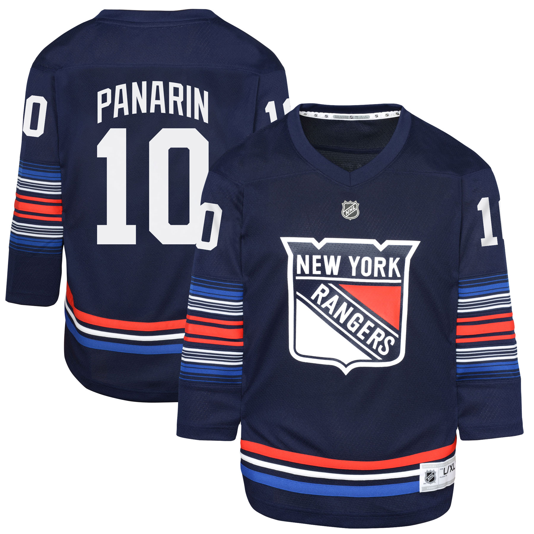 Youth New York Rangers Artemi Panarin Navy Alternate Player Jersey - JS162 