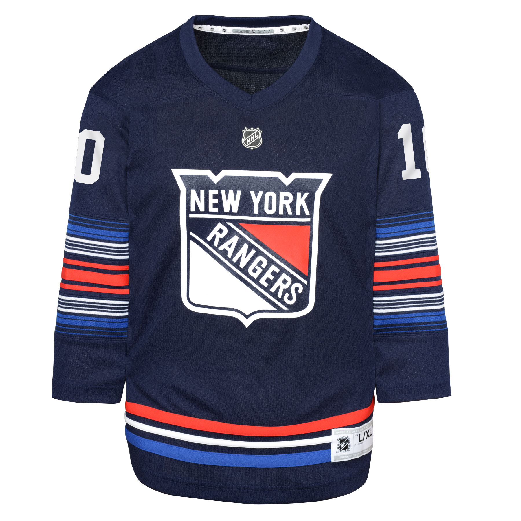 Alternative view of Youth New York Rangers Artemi Panarin Navy Alternate Player Jersey - JS162 