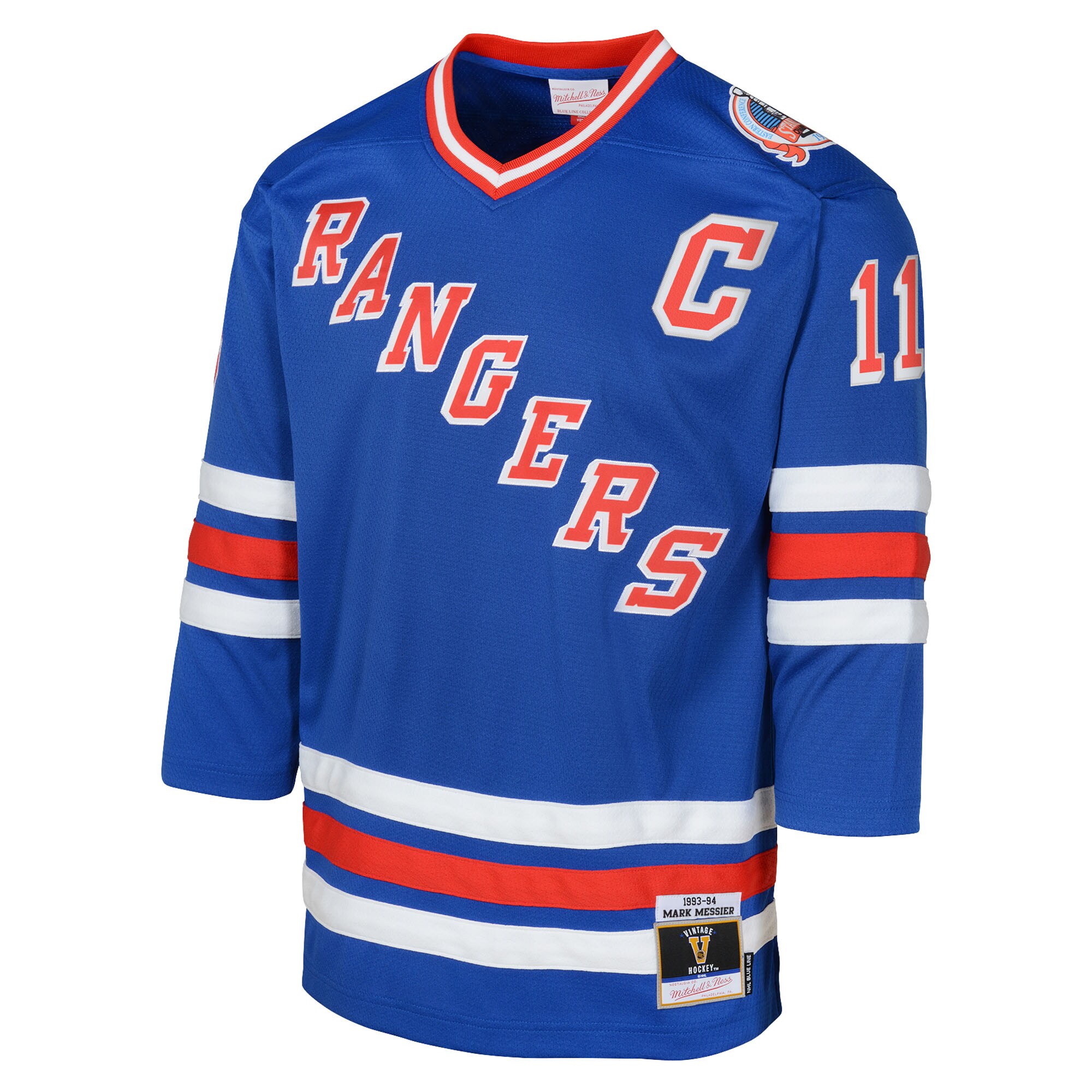 Alternative view of Youth New York Rangers Mark Messier Royal Power Play 2.0 Player Jersey with Captain Patch - JS180 