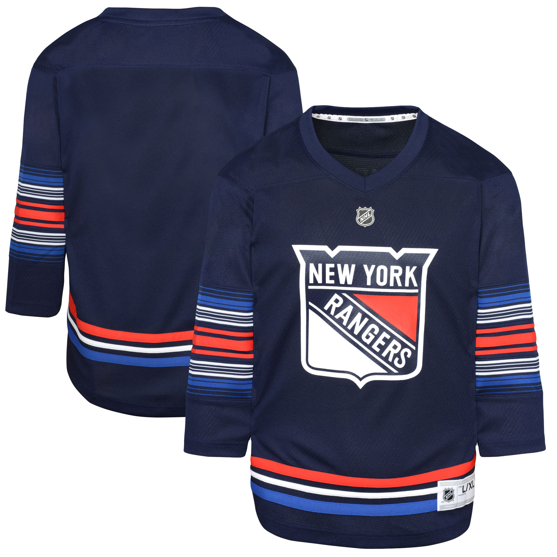 Youth New York Rangers Navy Alternate Jersey - JS527 