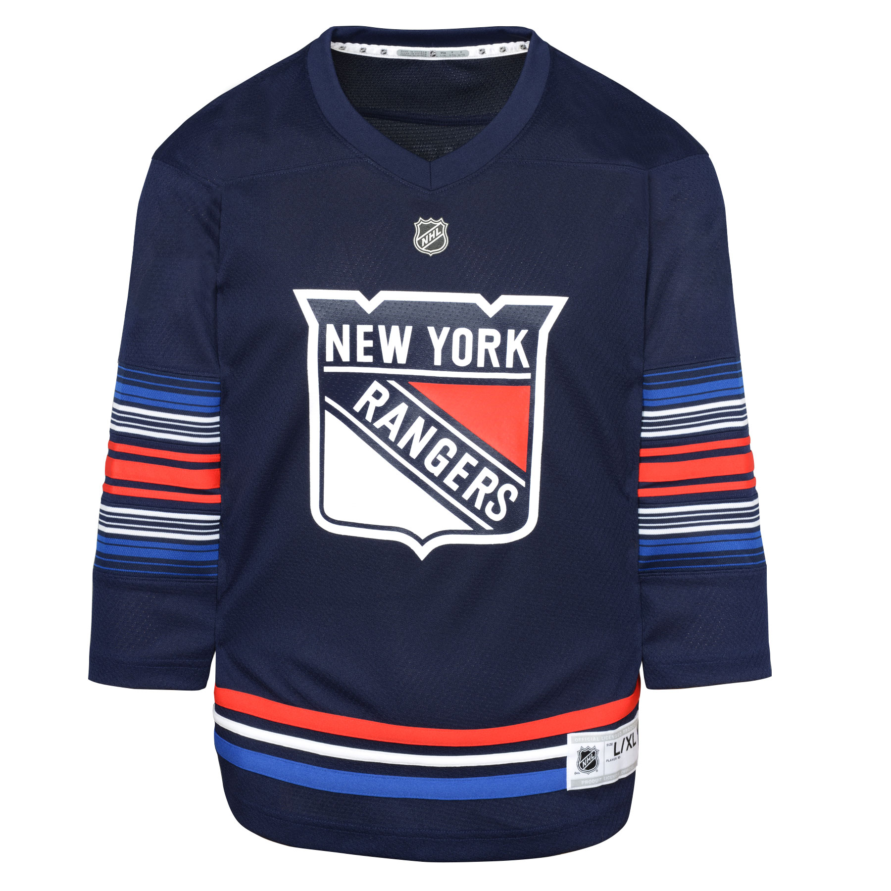 Alternative view of Youth New York Rangers Navy Alternate Jersey - JS527 