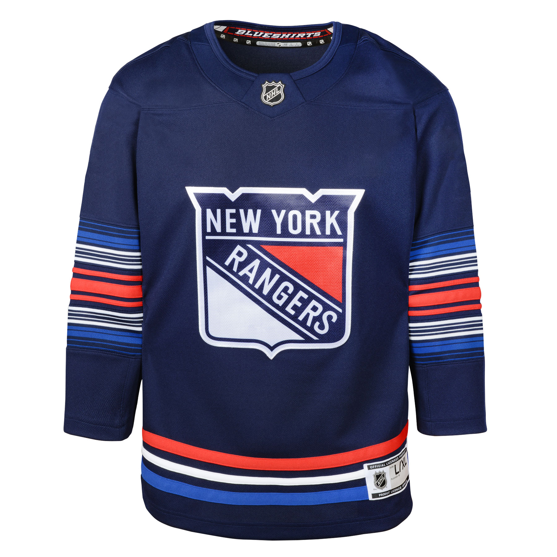 Alternative view of Youth New York Rangers Navy Alternate Premier Jersey - JS875 