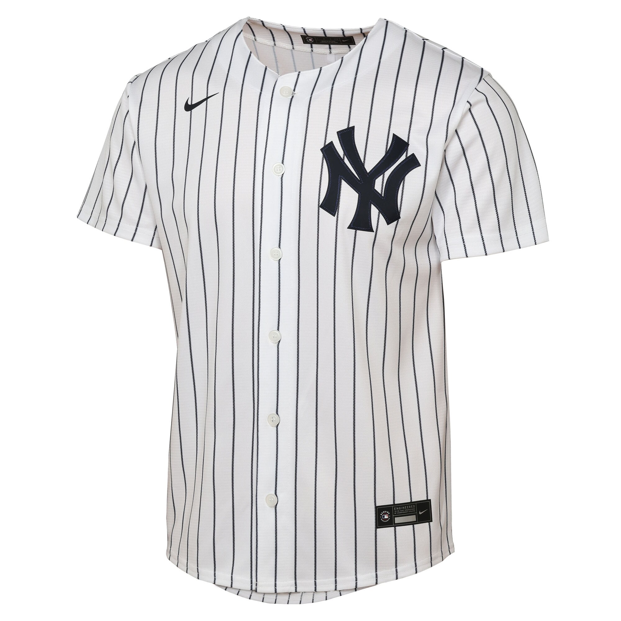 Alternative view of Youth New York Yankees Aaron Judge White Home Player Jersey 