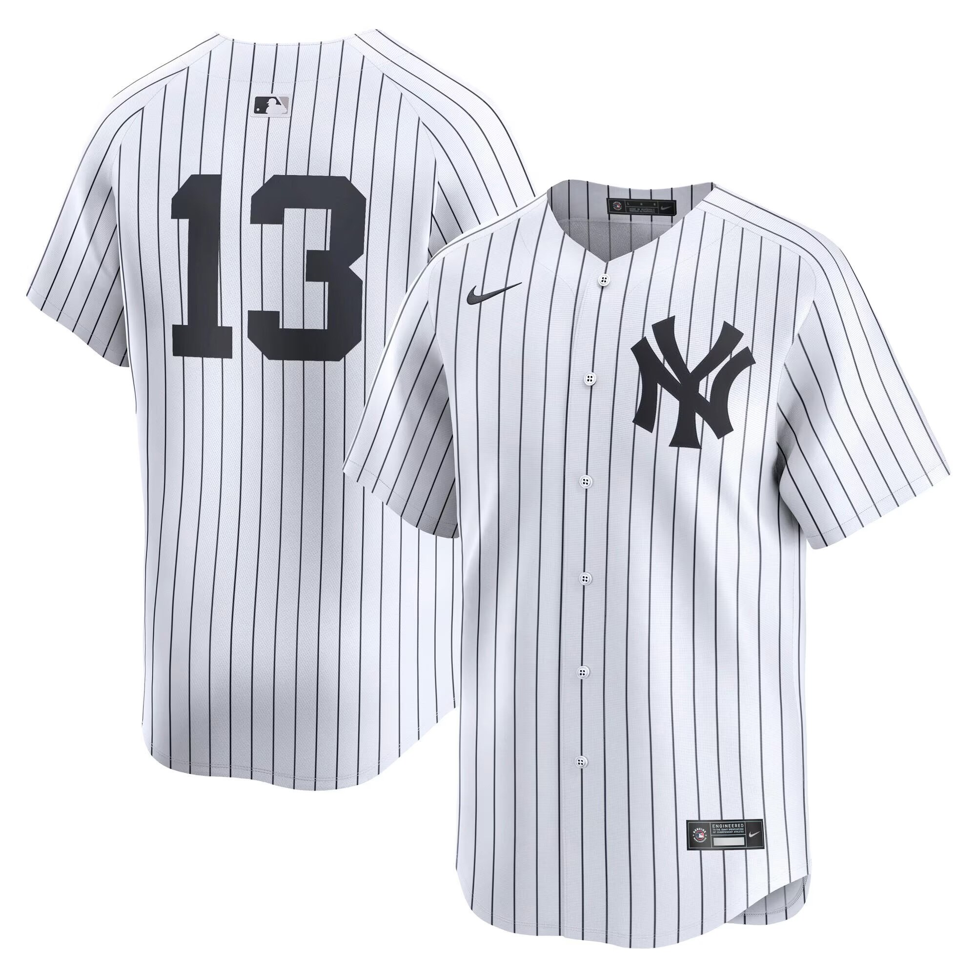 Youth New York Yankees Jazz Chisholm Jr. White Home Limited Player Jersey 