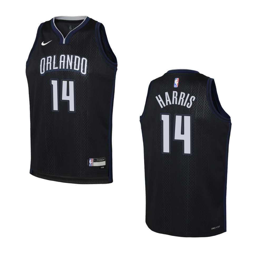 Youth Orlando Magic 2022-23 City Edition Gary Harris Black Jersey