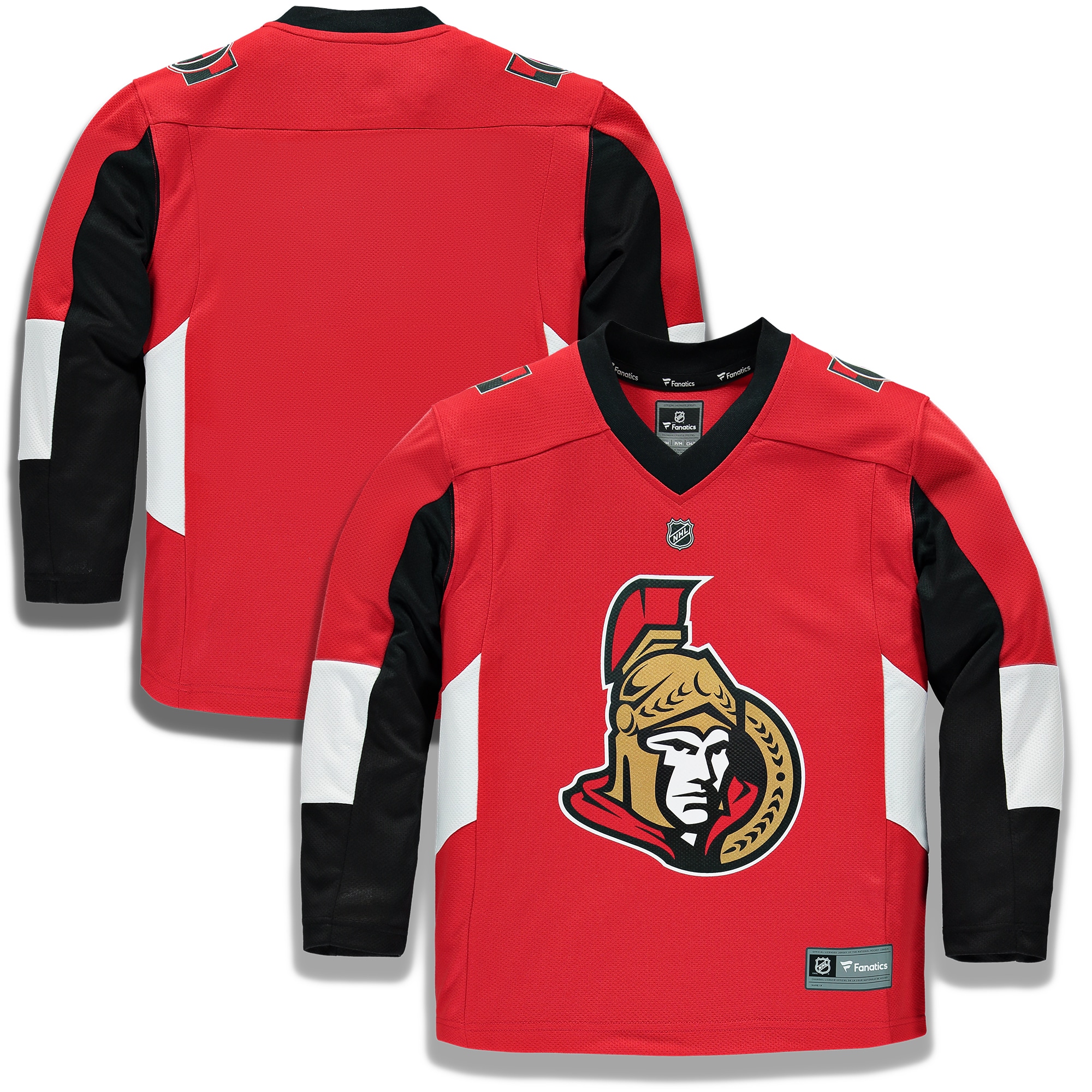 Youth Ottawa Senators Red Home Blank Jersey - JS331 