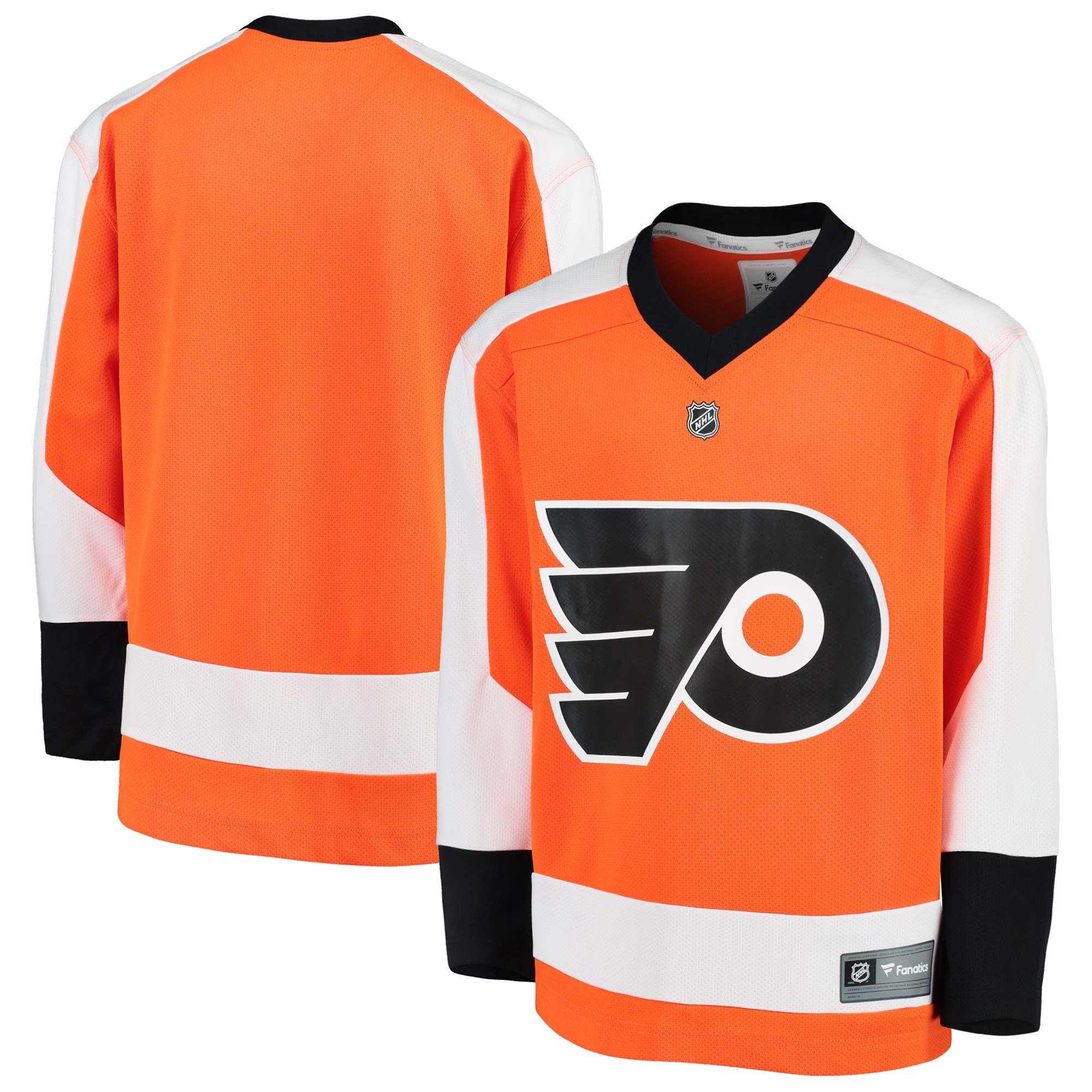Youth Philadelphia Flyers Orange Home Blank Jersey - JS693 