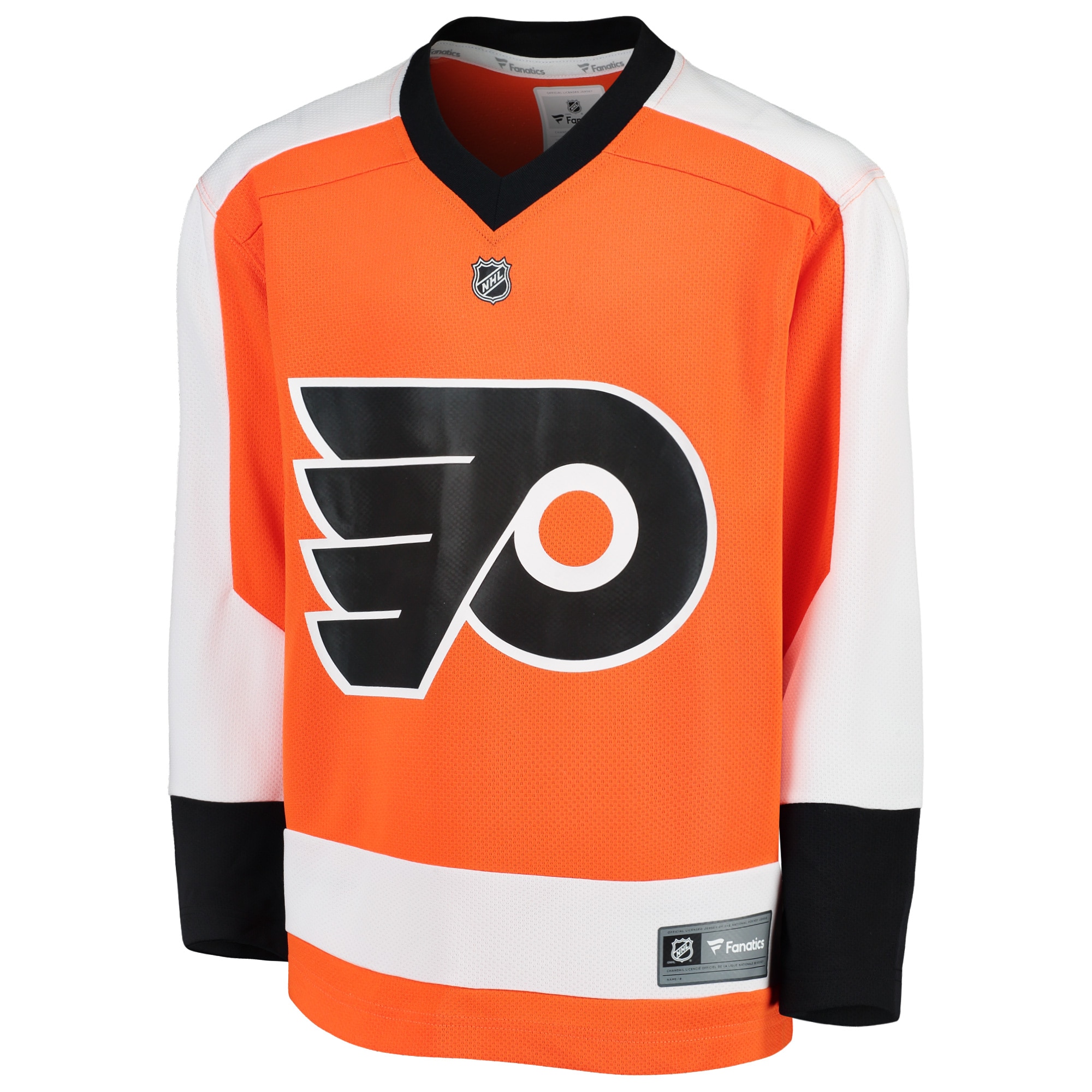 Alternative view of Youth Philadelphia Flyers Orange Home Blank Jersey - JS693 