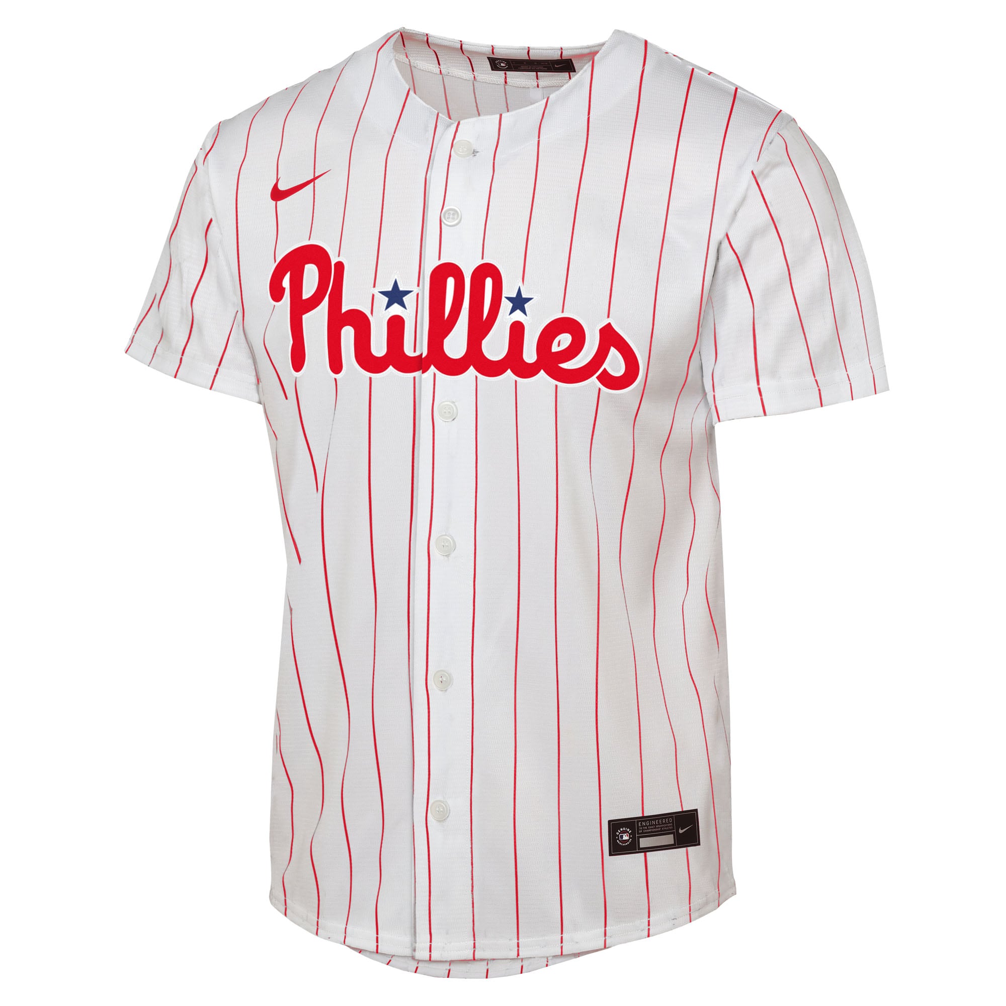 Alternative view of Youth Philadelphia Phillies Bryce Harper White Home Player Jersey 