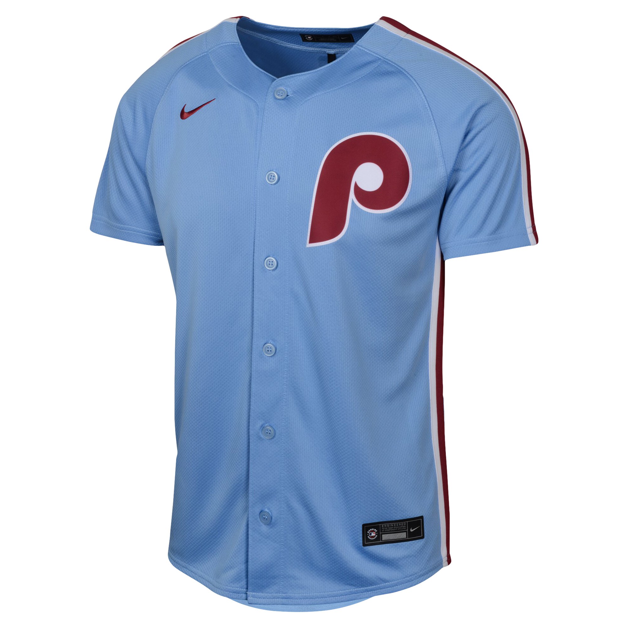 Alternative view of Youth Philadelphia Phillies Light Blue Alternate Limited Jersey 
