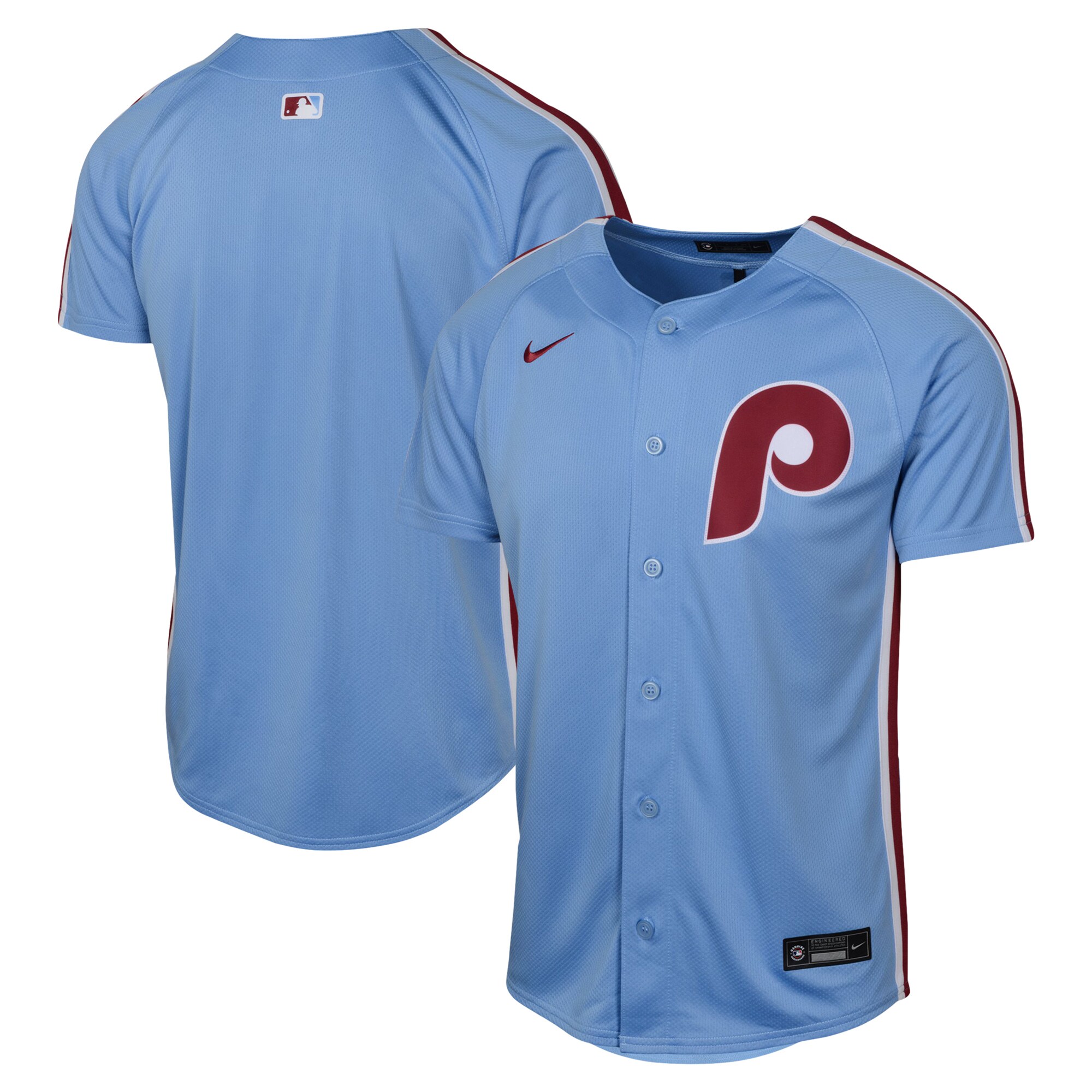 Youth Philadelphia Phillies Light Blue Alternate Limited Jersey 