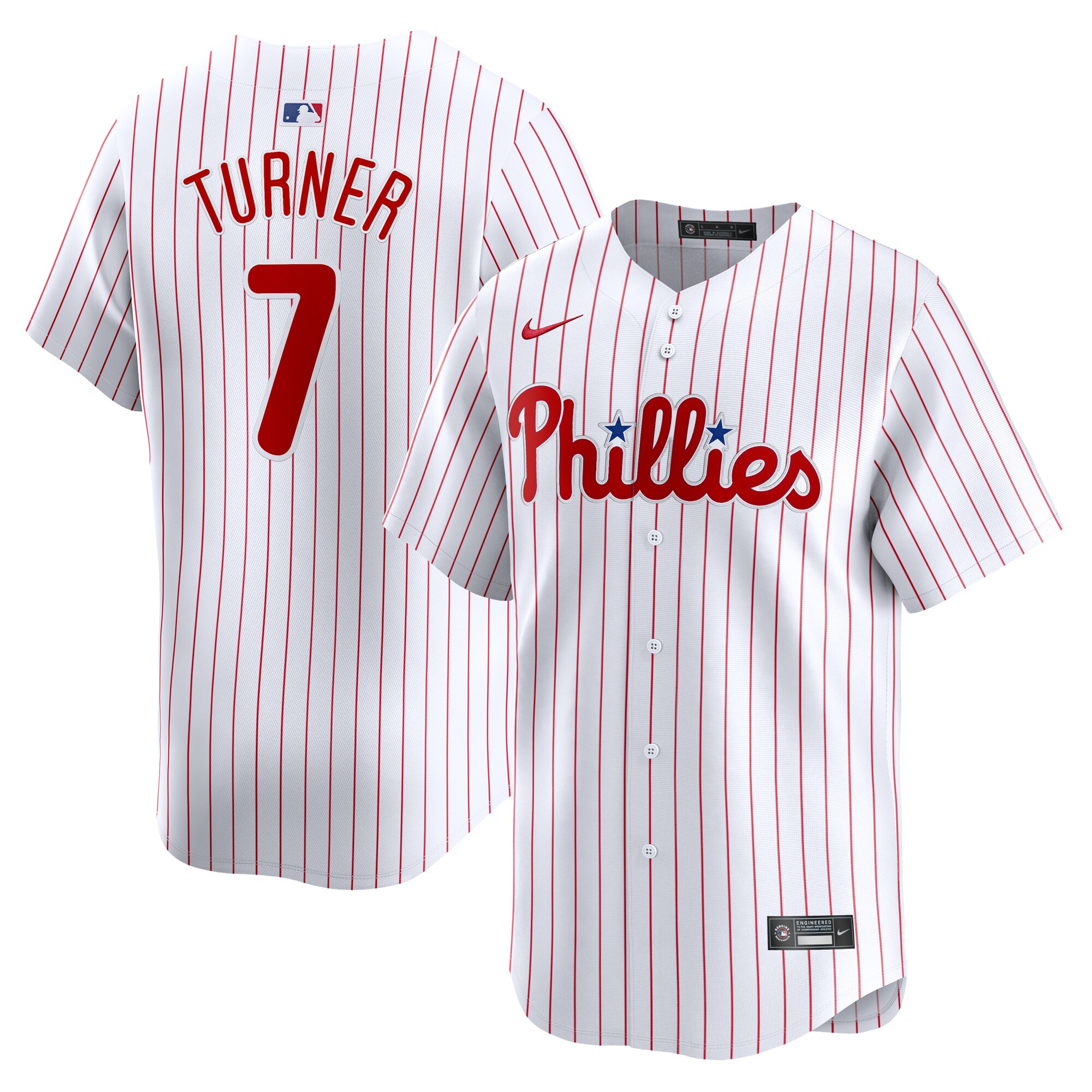 Youth Philadelphia Phillies Trea Turner White Home Limited Player Jersey 