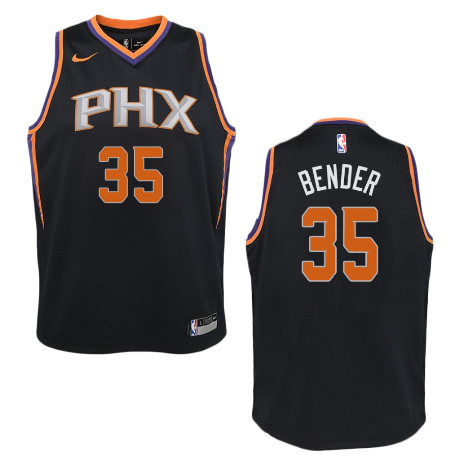 Youth Phoenix Suns #35 Dragan Bender Statement Swingman Jersey - Black