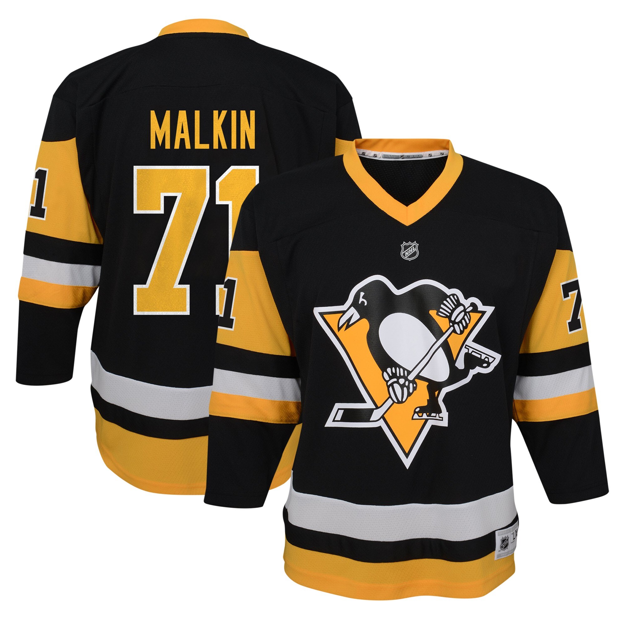 Youth Pittsburgh Penguins Evgeni Malkin Black Home Player Jersey - JS758 