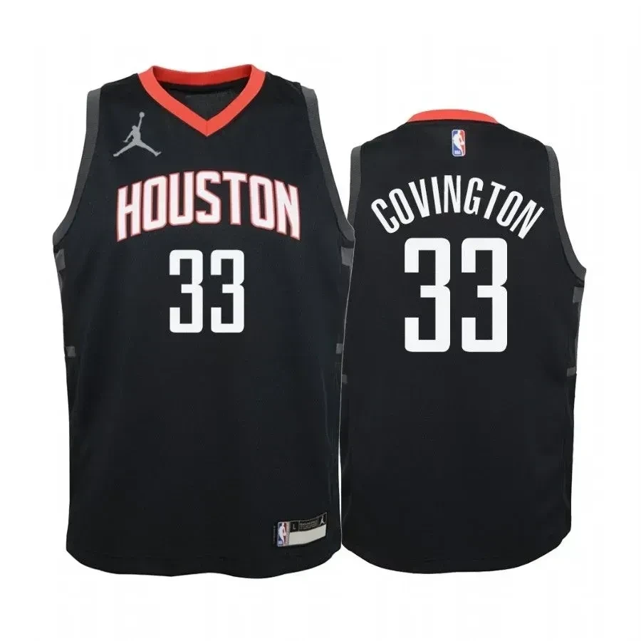Youth Robert Covington Houston Rockets Red Statet Jersey Jumpman - JS299 