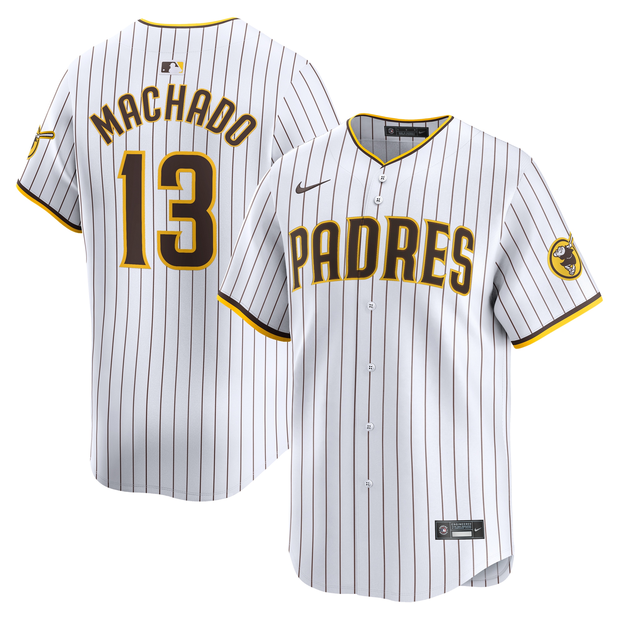 Youth San Diego Padres Manny Machado White Home Limited Player Jersey 