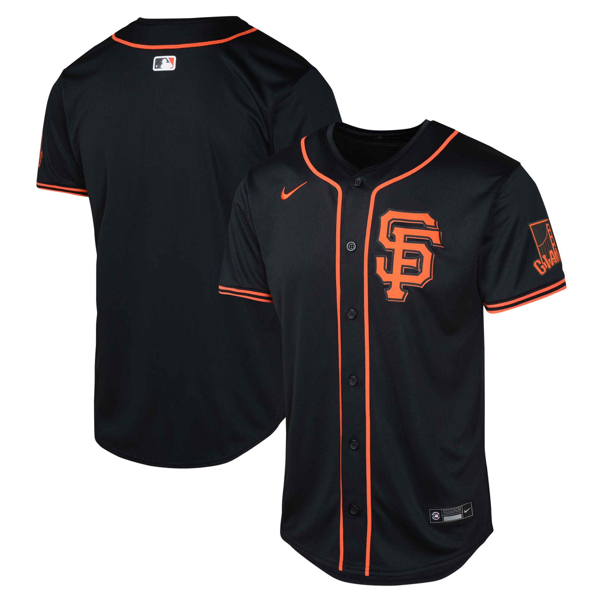 Youth San Francisco Giants Black Alternate Limited Jersey 
