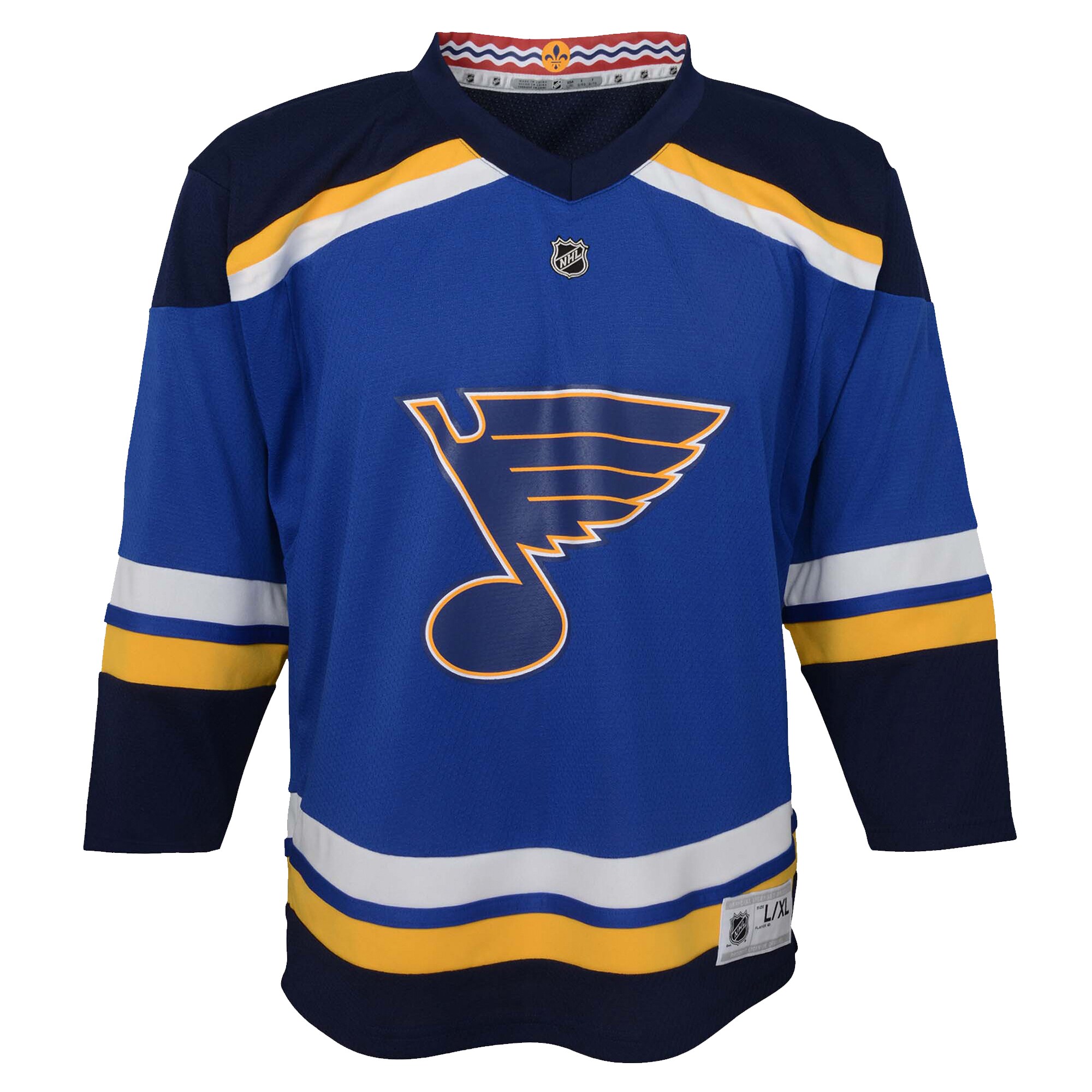 Alternative view of Youth St. Louis Blues Blue Home Custom Jersey - JS670 