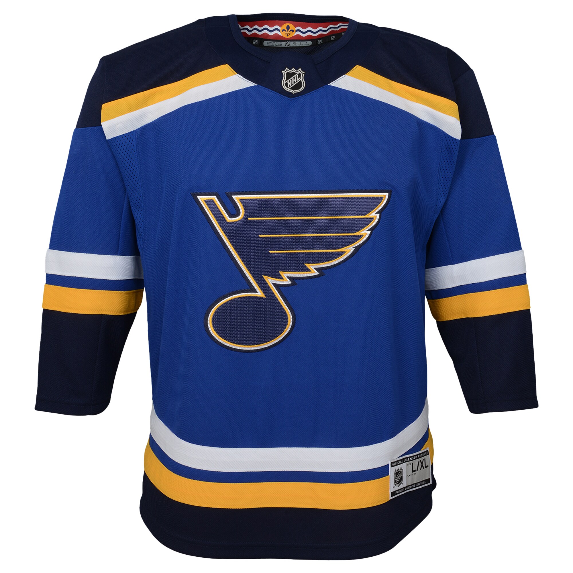Alternative view of Youth St. Louis Blues Blue Home Premier Jersey - JS430 