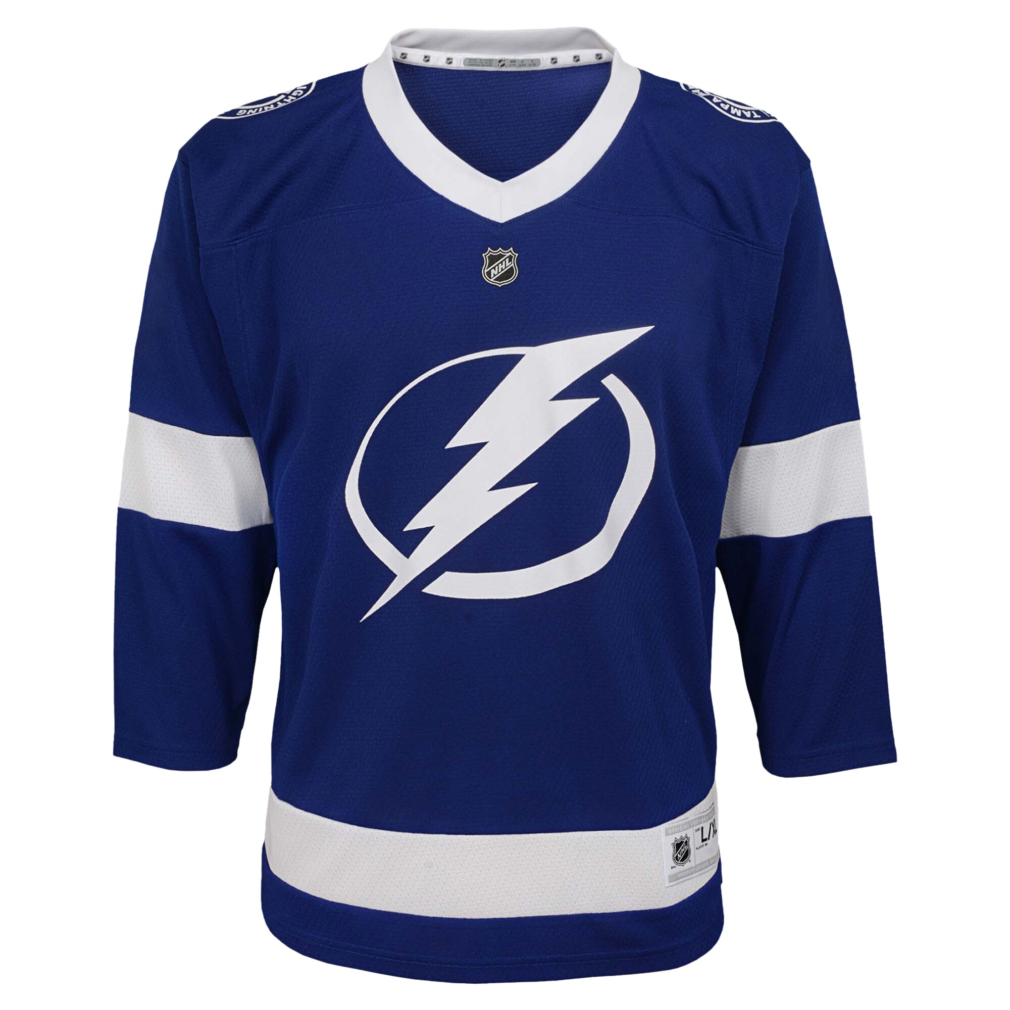 Alternative view of Youth Tampa Bay Lightning Blue Jersey - JS919 