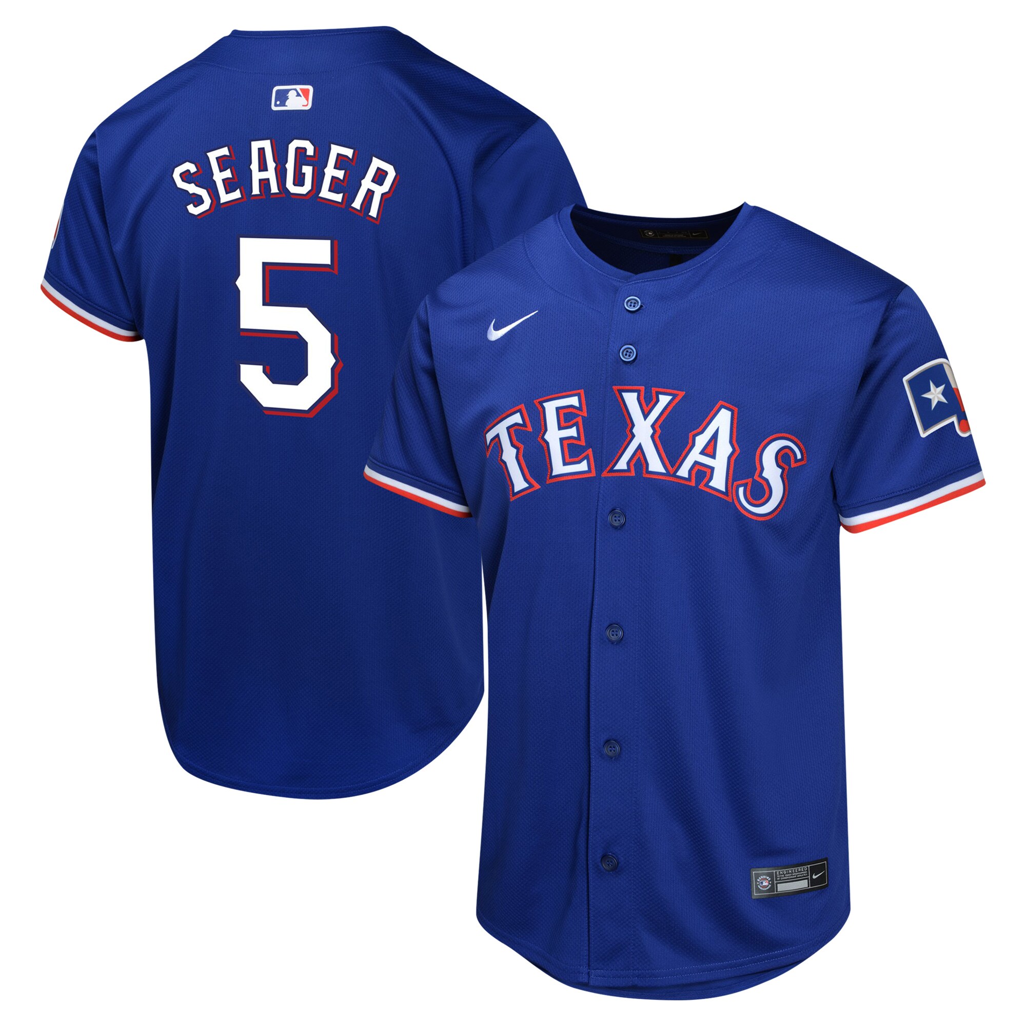 Youth Texas Rangers Corey Seager Royal Alternate Limited Player Jersey - JS914 