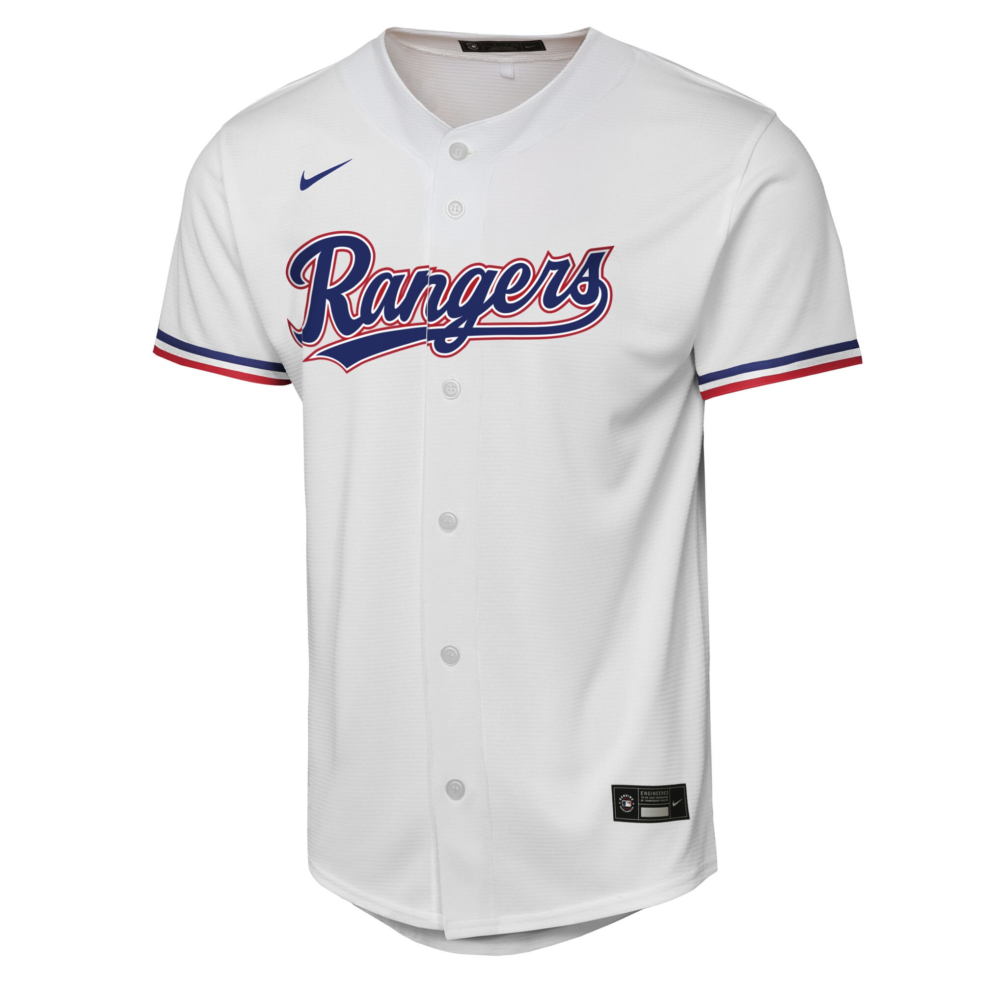 Alternative view of Youth Texas Rangers Marcus Semien White Home Player Jersey - JS184 
