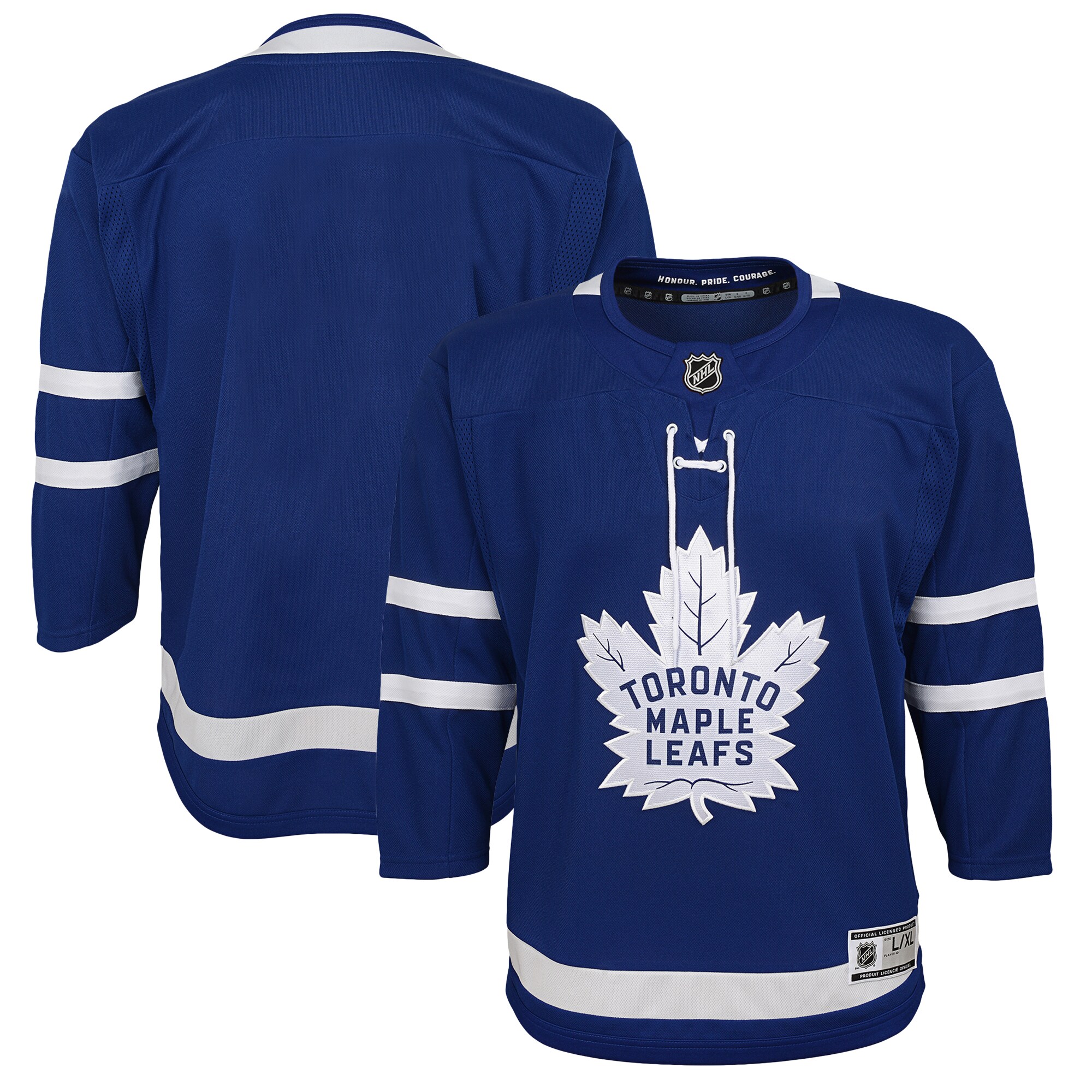 Youth Toronto Maple Leafs Blue Home Premier Jersey - JS605 