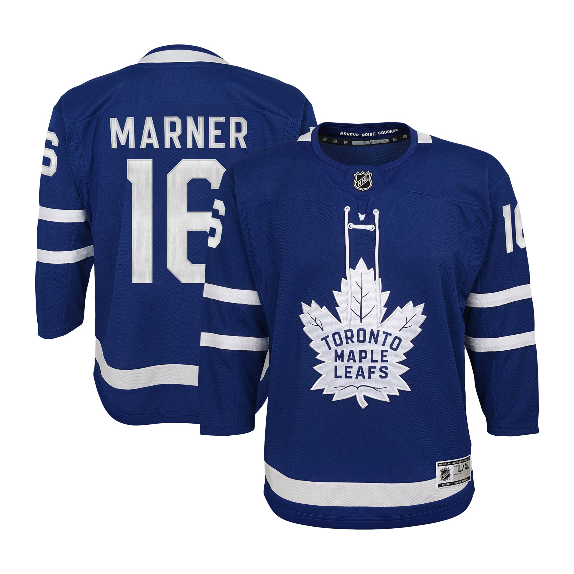 Youth Toronto Maple Leafs Mitchell Marner Blue Home Premier Player Jersey - JS510 