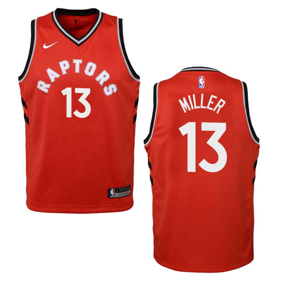 Youth Toronto Raptors #13 Malcolm Miller Icon Swingman Jersey - Red