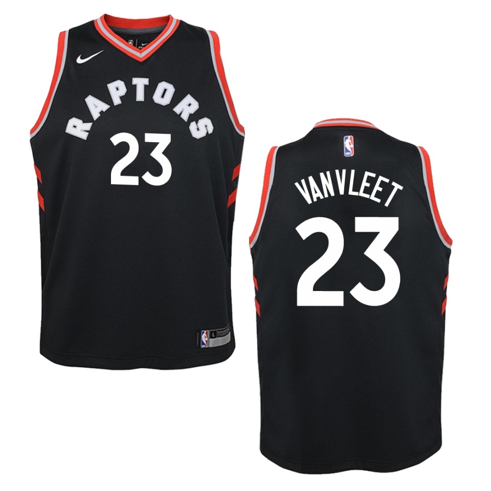 Youth Toronto Raptors #23 Fred Vanvleet Statement Swingman Jersey - Black