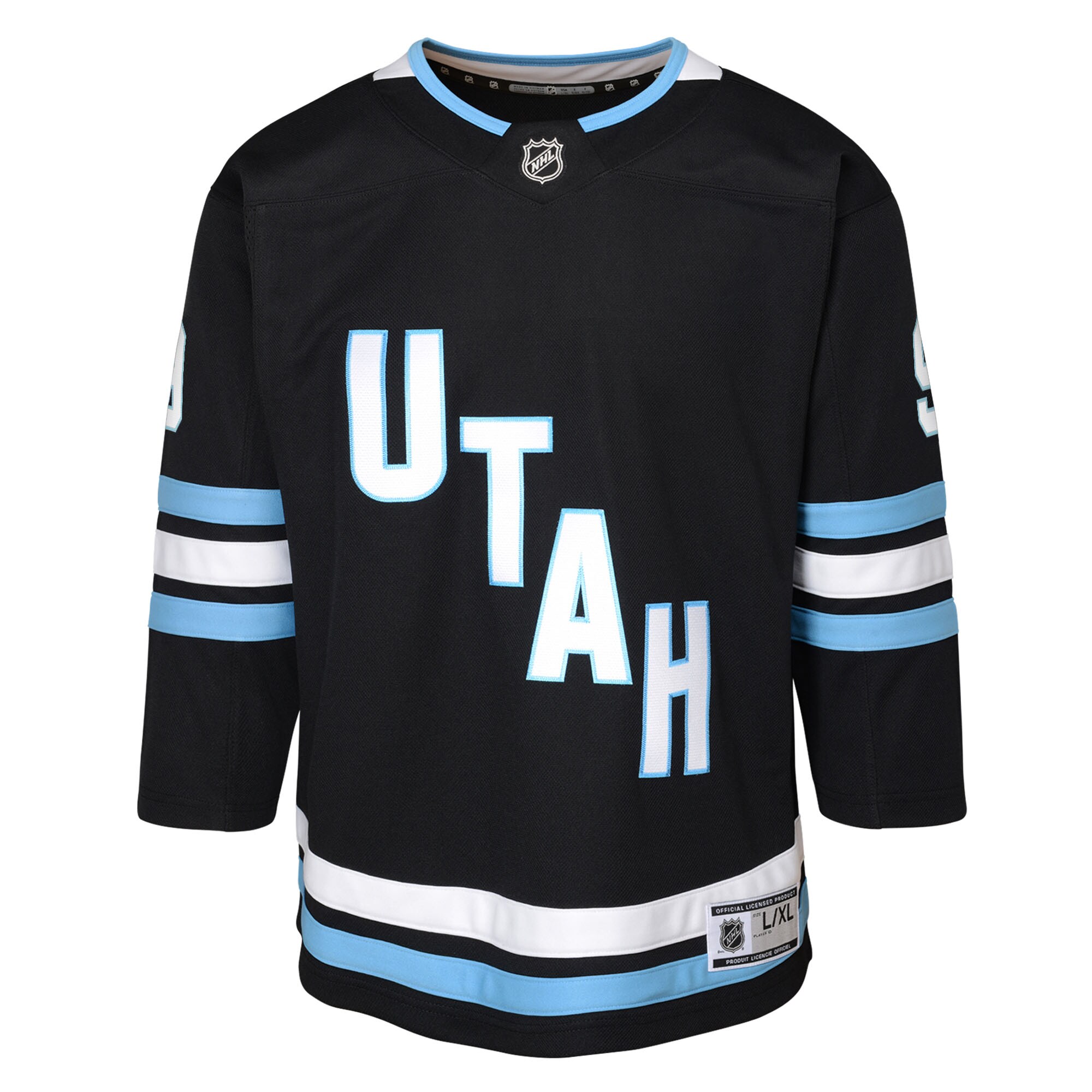 Alternative view of Youth Utah Hockey Club Clayton Keller Black Home Premier Player Jersey - JS791 
