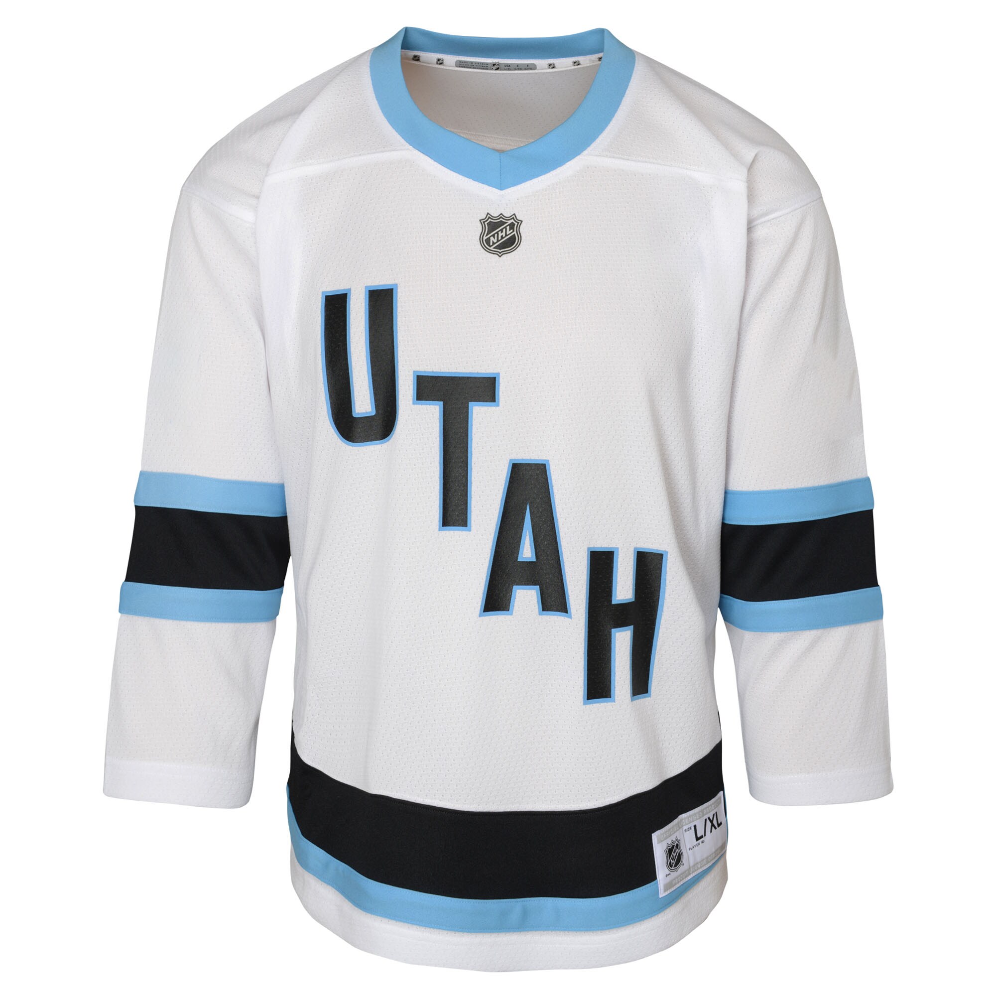 Alternative view of Youth Utah Hockey Club White Jersey - JS444 