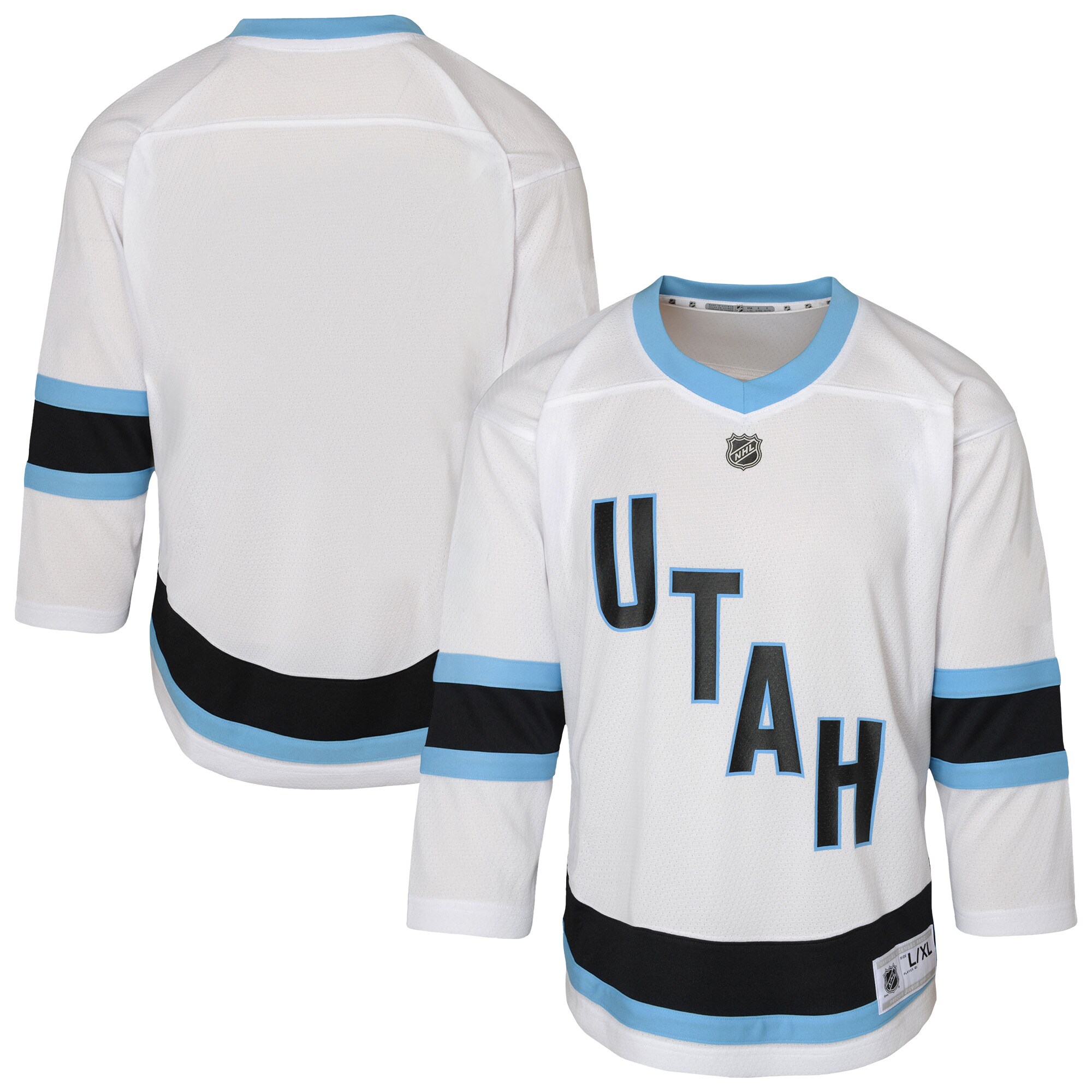 Youth Utah Hockey Club White Jersey - JS559 