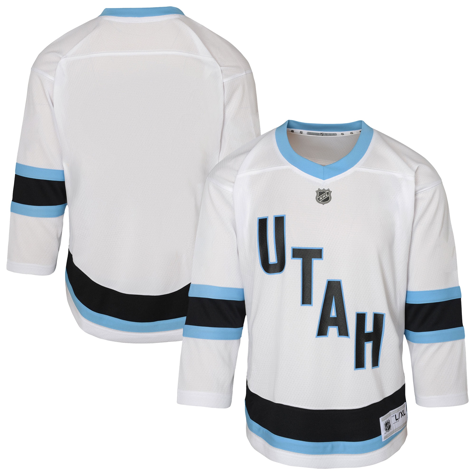 Youth Utah Hockey Club White Jersey - JS988 