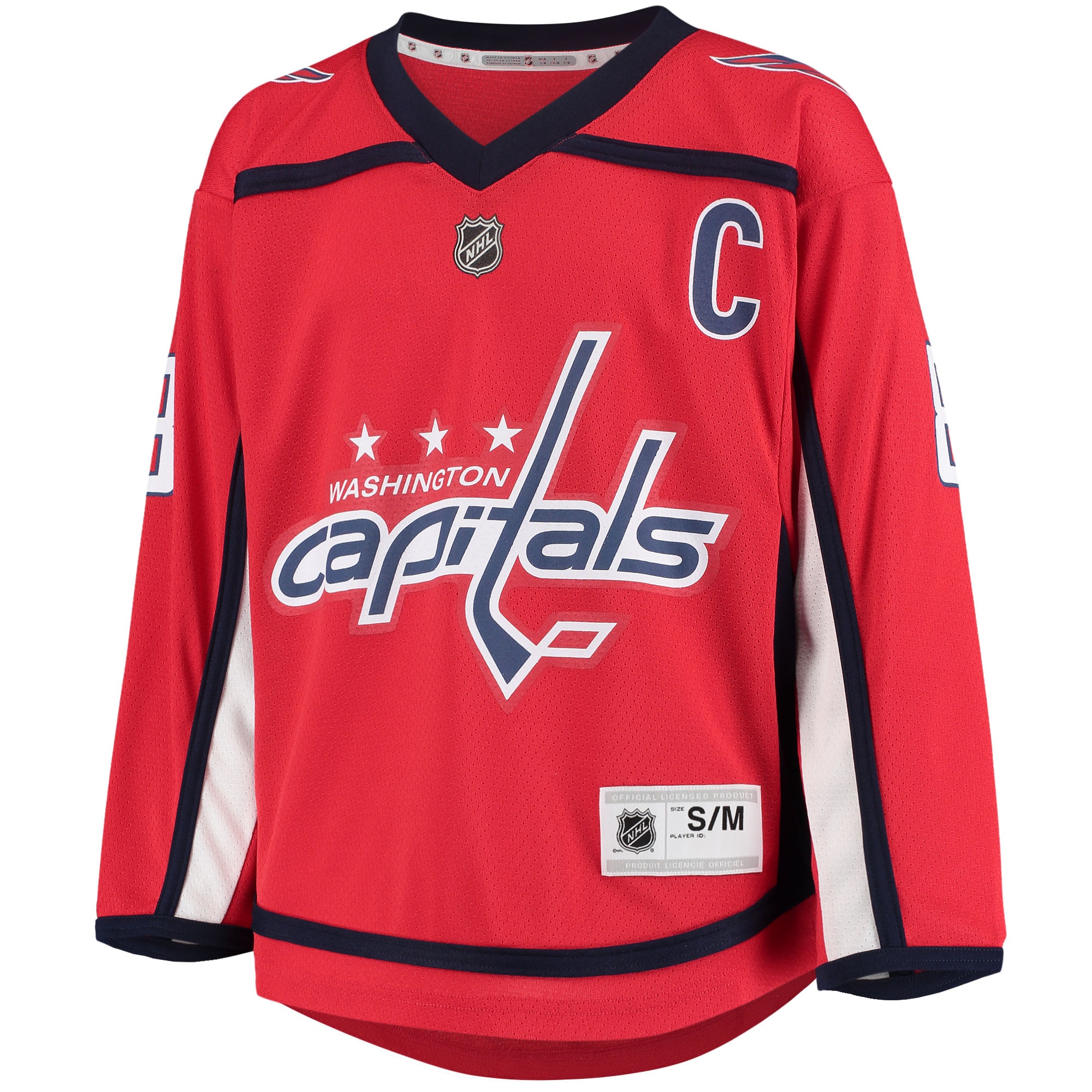 Alternative view of Youth Washington Capitals Alexander Ovechkin Red Home Player Jersey - JS150 