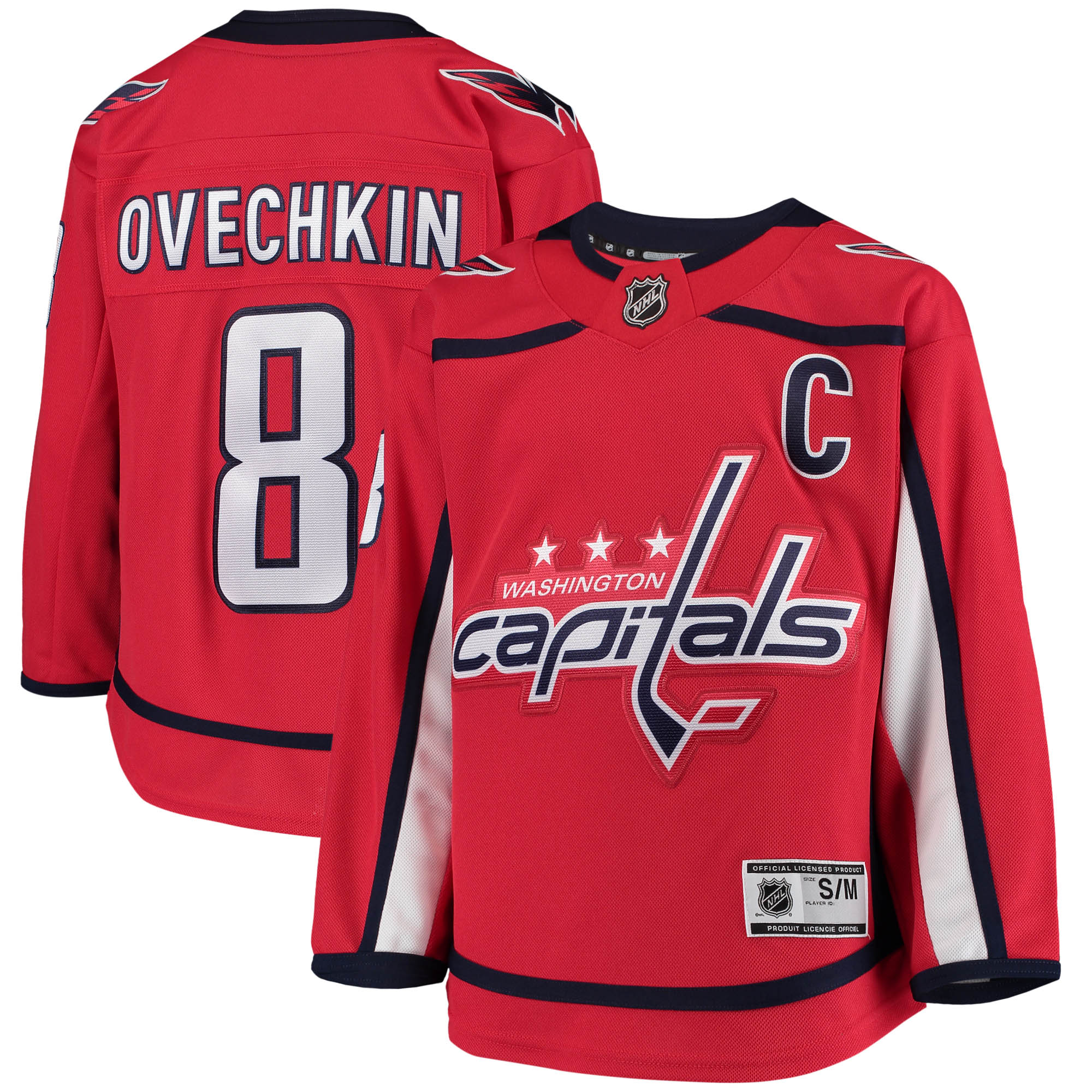 Youth Washington Capitals Alexander Ovechkin Red Home Premier Player Jersey - JS571 