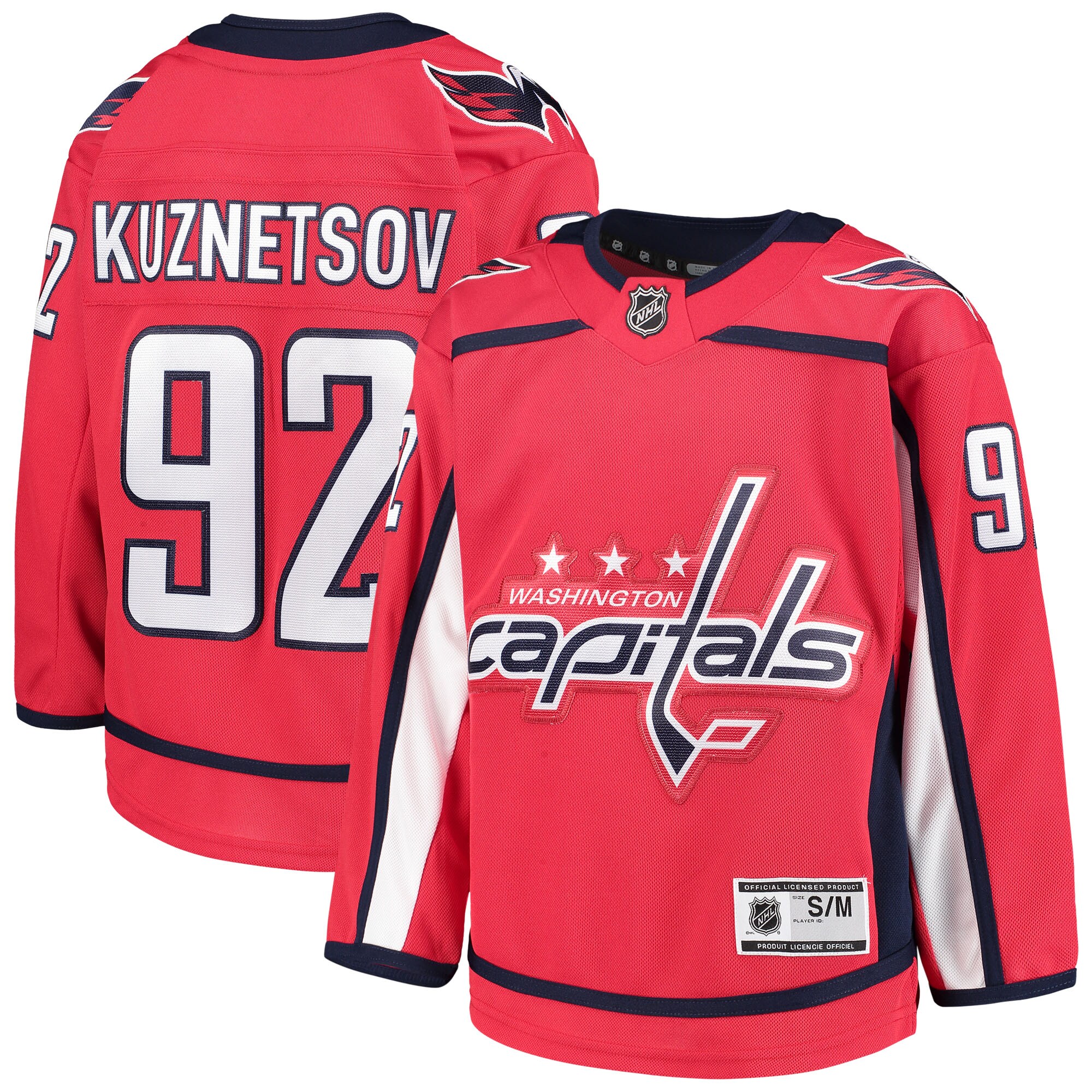 Youth Washington Capitals Evgeny Kuznetsov Red Home Premier Player Jersey - JS140 