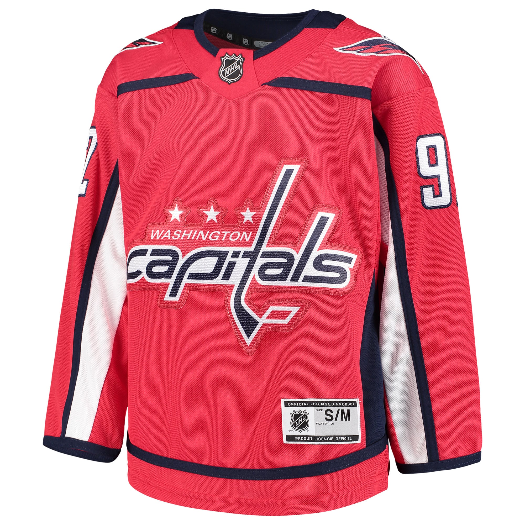 Alternative view of Youth Washington Capitals Evgeny Kuznetsov Red Home Premier Player Jersey - JS140 