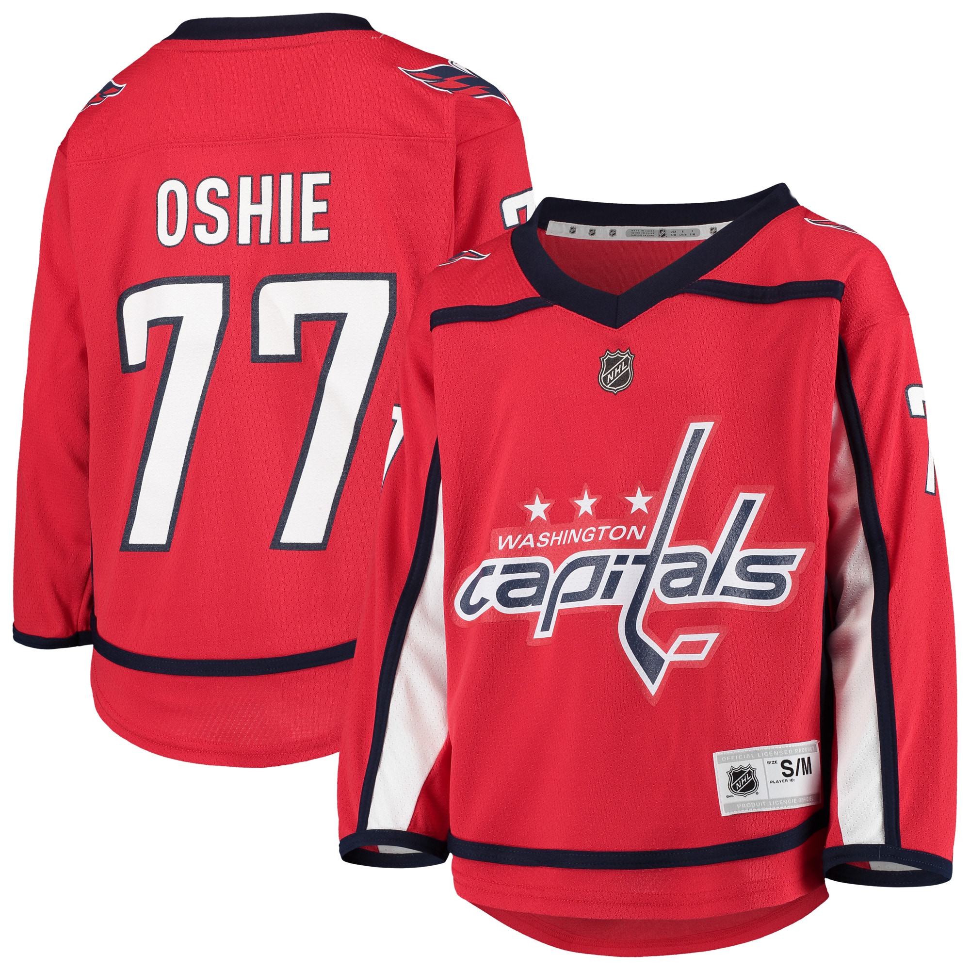 Youth Washington Capitals TJ Oshie Red Home Player Jersey - JS801 