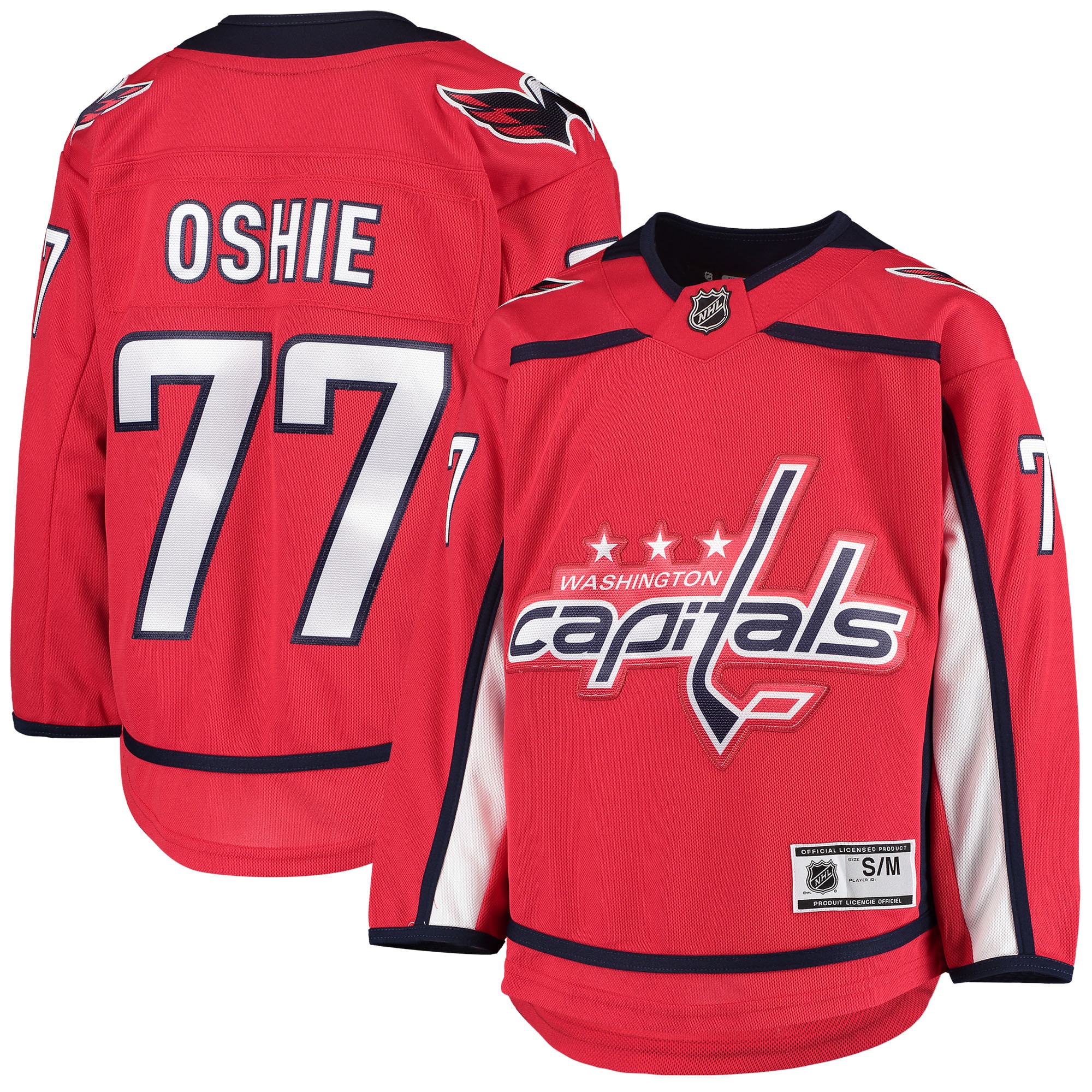 Youth Washington Capitals TJ Oshie Red Home Premier Player Jersey - JS612 