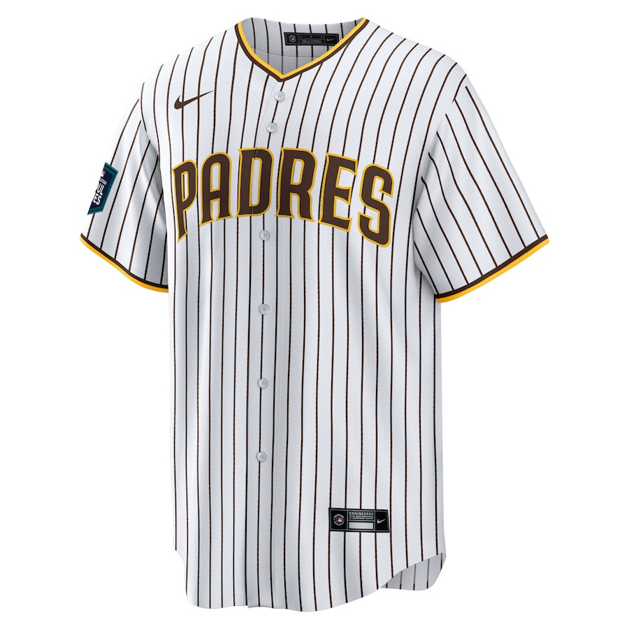 Alternative view of Yuki Matsui 1 San Diego Padres 2024 MLB World Tour Seoul Series Home Jersey - White 