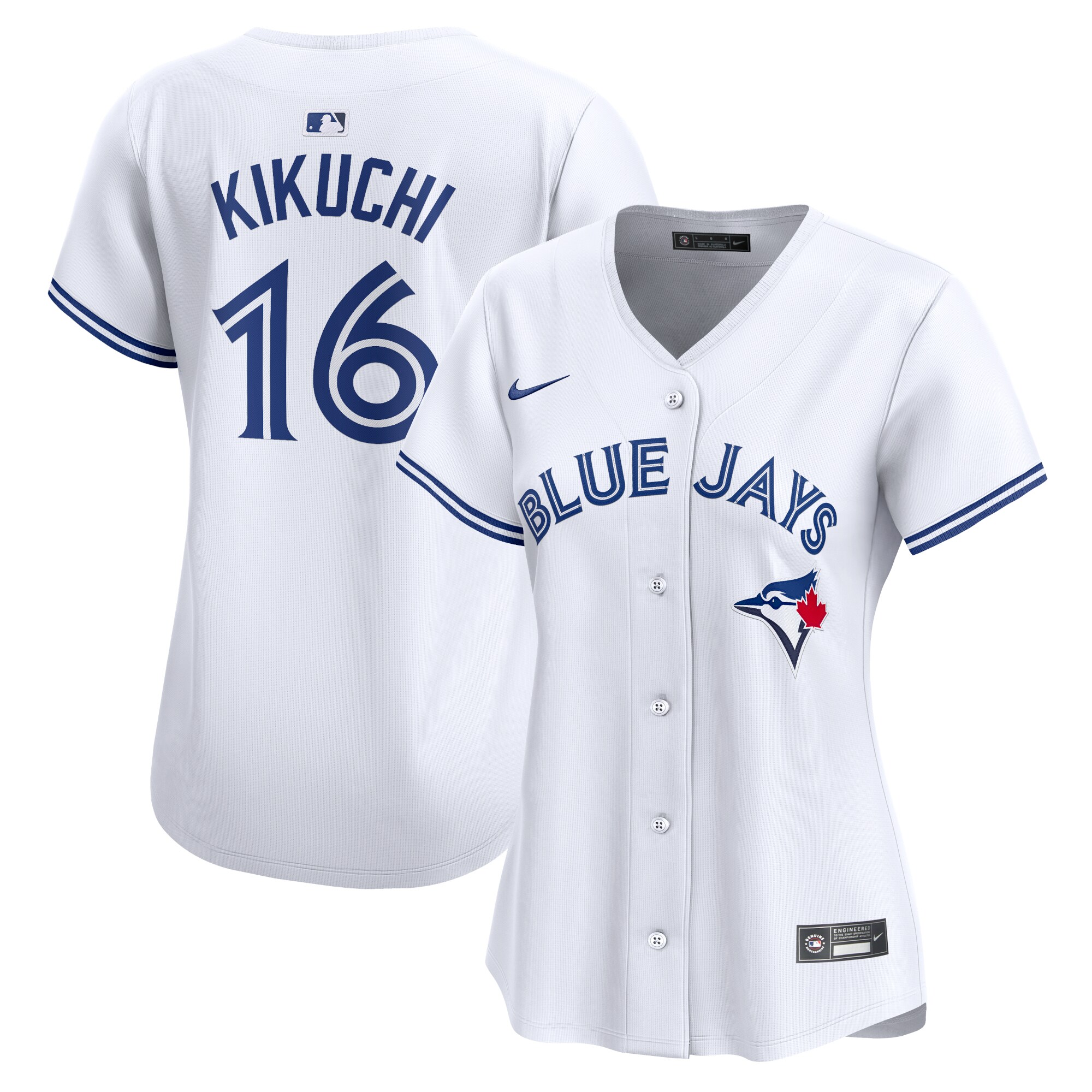 Yusei Kikuchi Toronto Blue Jays Women's Home Limited Player Jersey - White