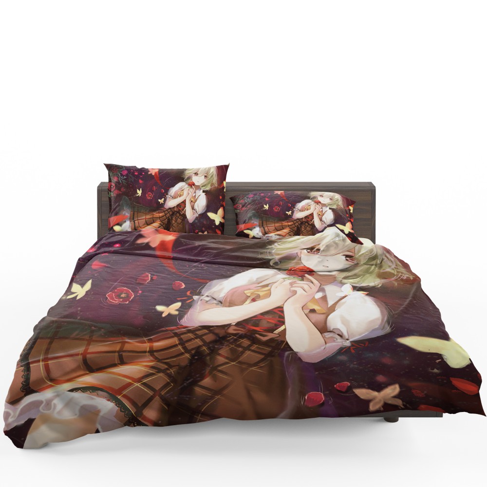 Yuuka Kazami Touhou Japanese Anime Girl Bedding Set - Custom Bedding Set