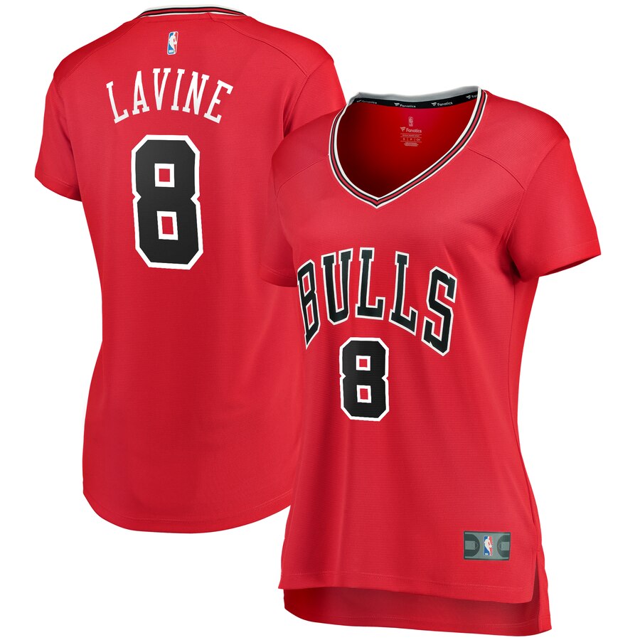Zach Lavine Chicago Bulls Fanatics Branded Women's Fast Break Player Jersey - Icon Edition - Red