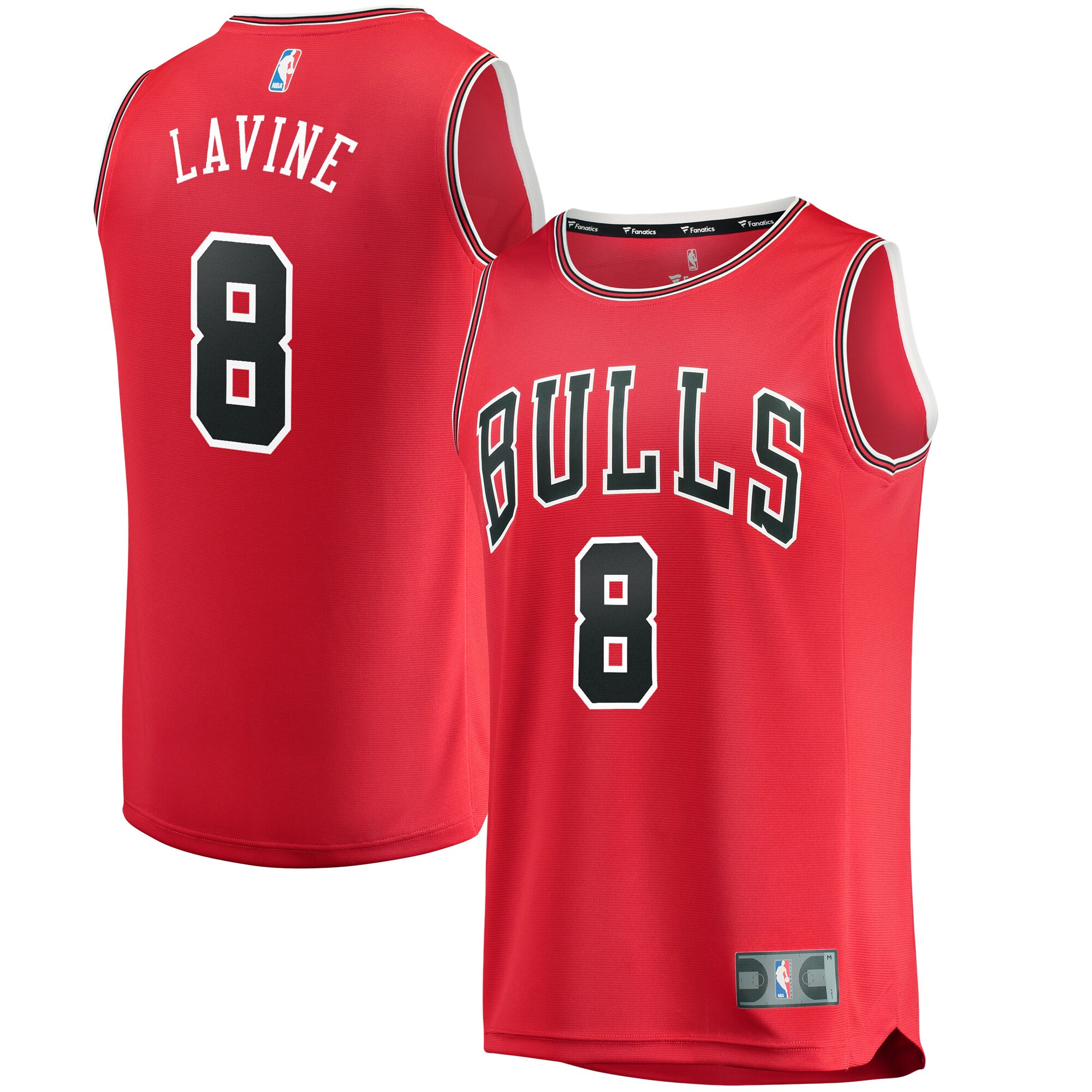 Zach Lavine Chicago Bulls Fanatics Fast Break Replica Jersey Red - Icon Edition