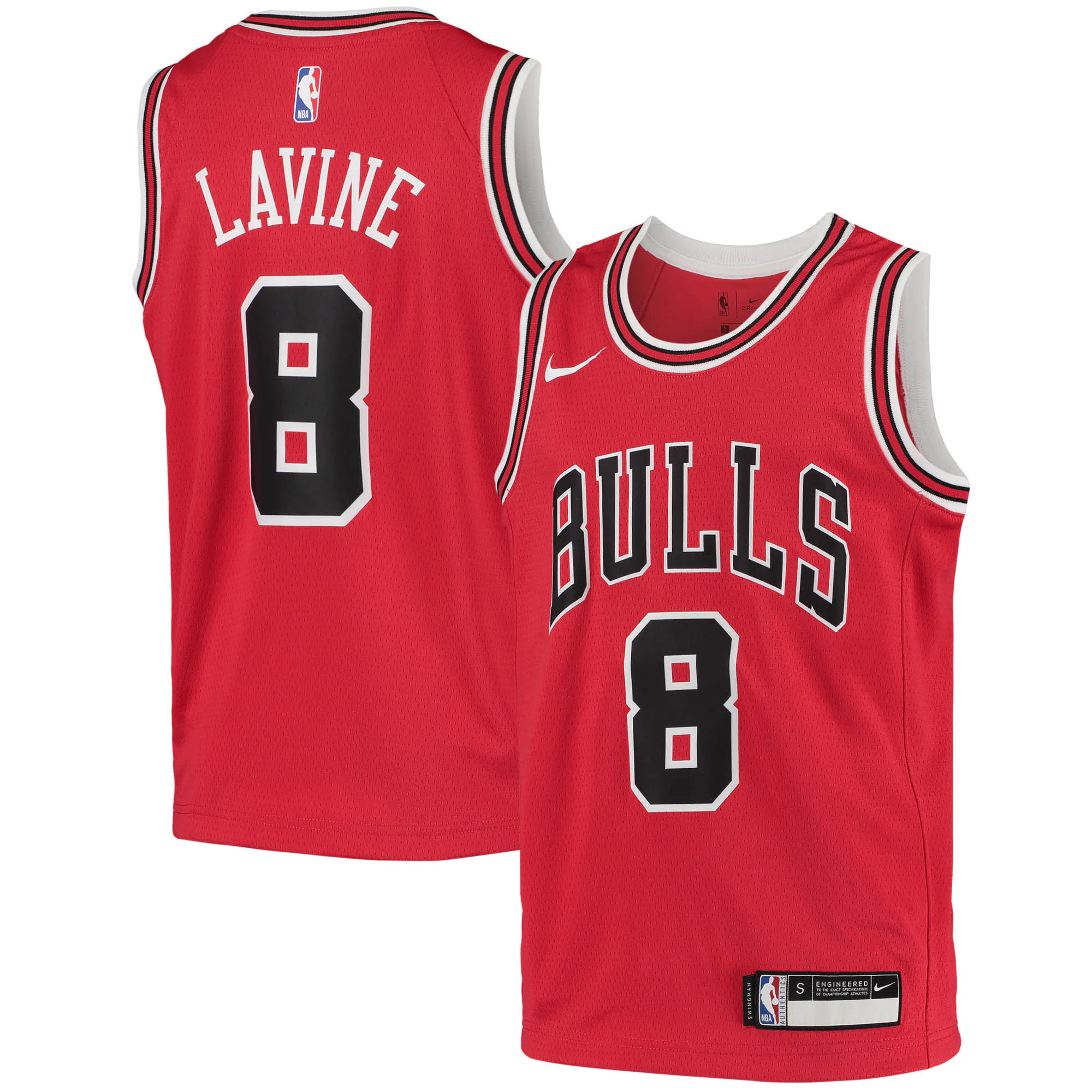 Zach Lavine Chicago Bulls Youth 2020/21 Swingman Jersey - Icon Edition - Red