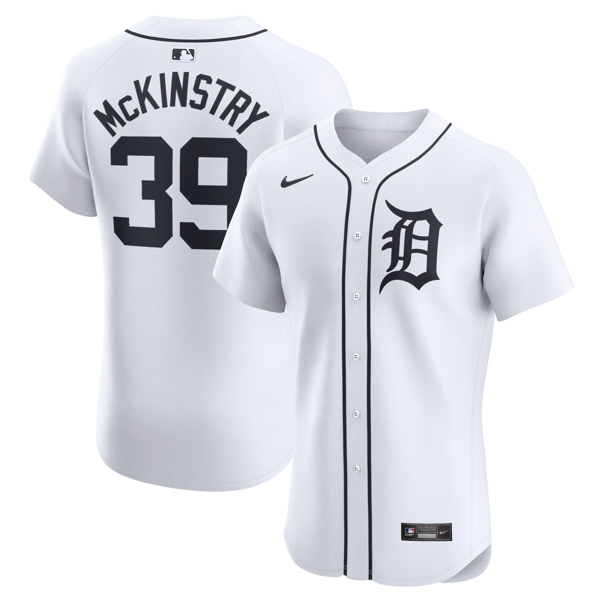 Zach Mckinstry Detroit Tigers Home Elite Player Jersey - White