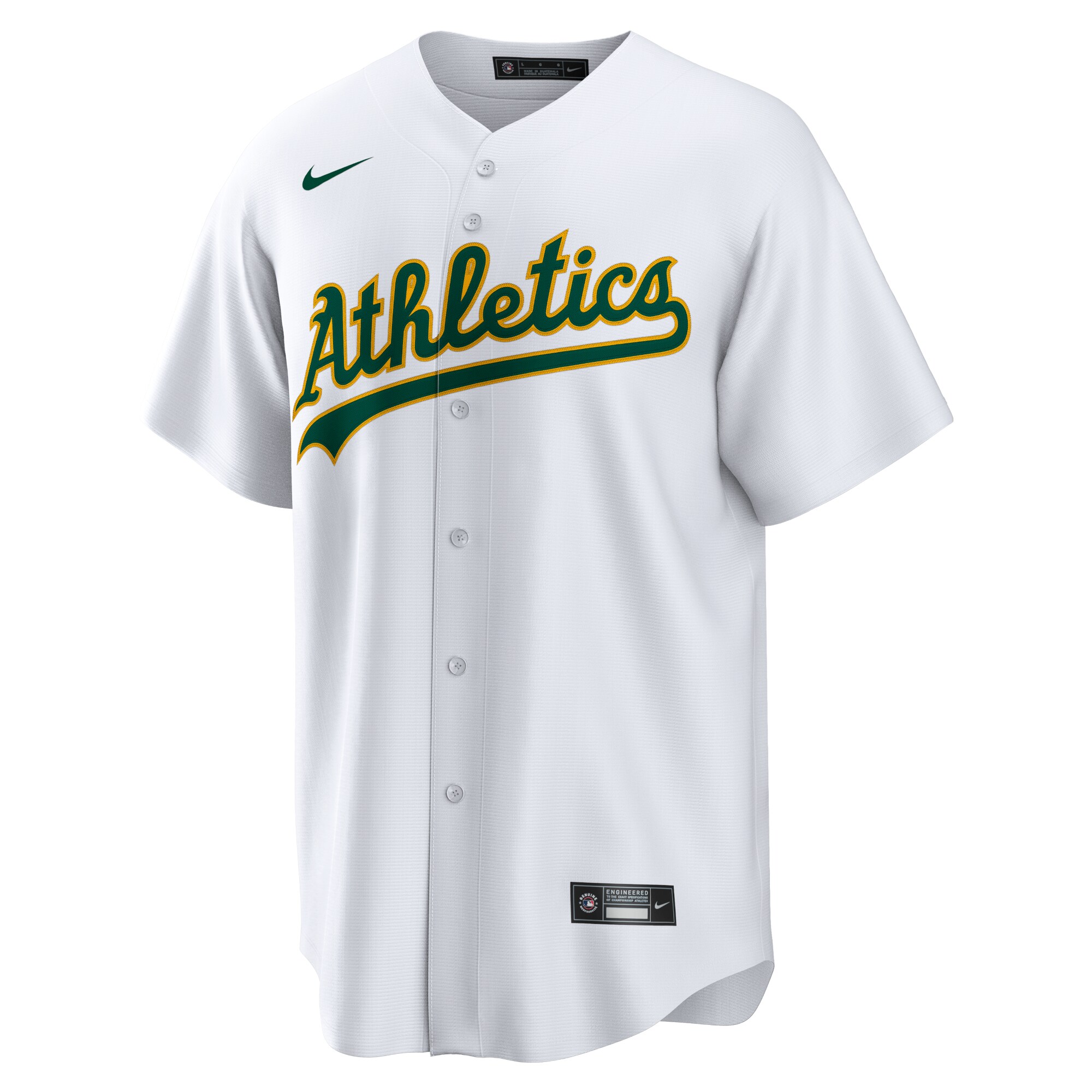 Alternative view of Zack Gelof Oakland Athletics Home Replica Jersey - White