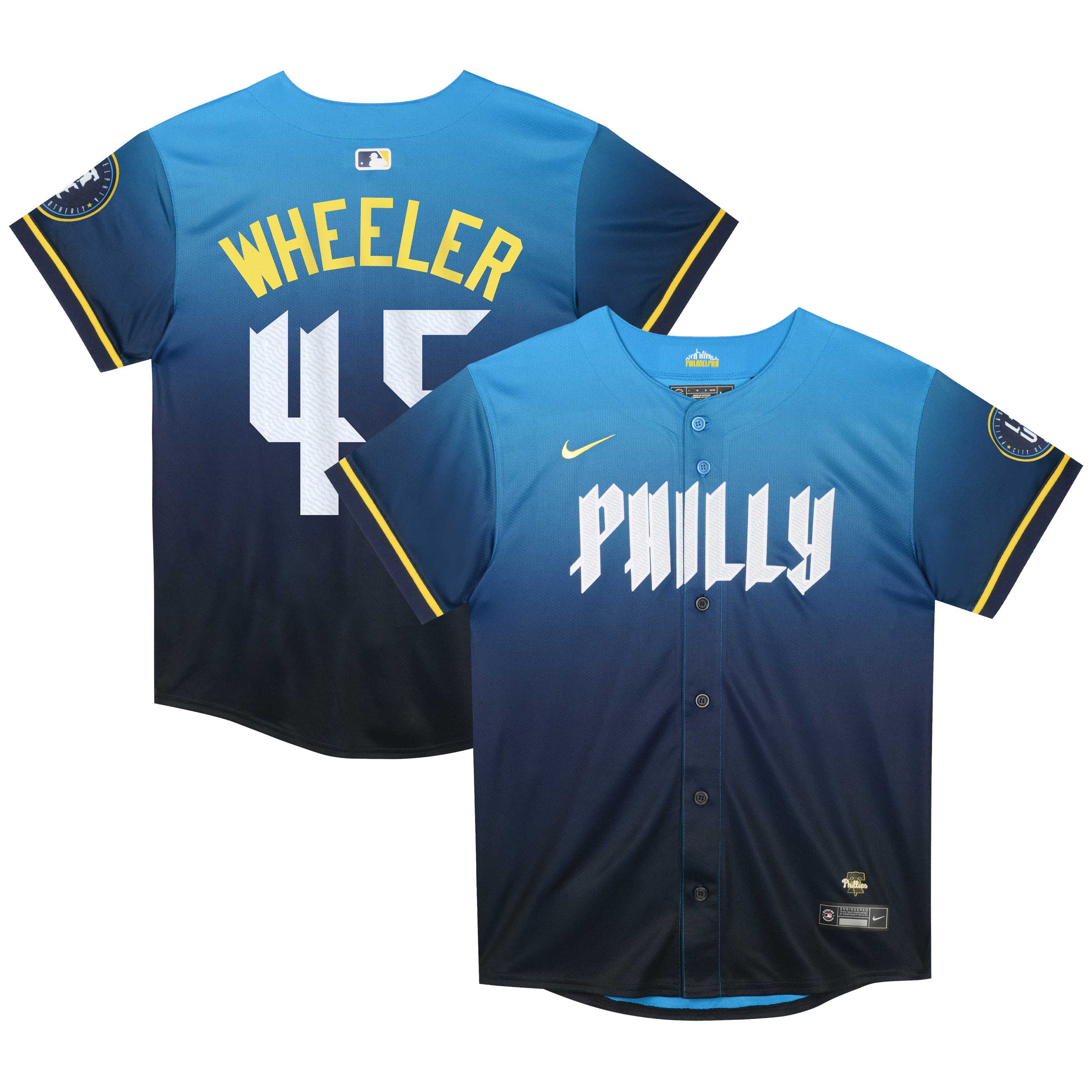 Zack Wheeler Philadelphia Phillies Preschool 2024 City Connect Limited Player Jersey - Blue